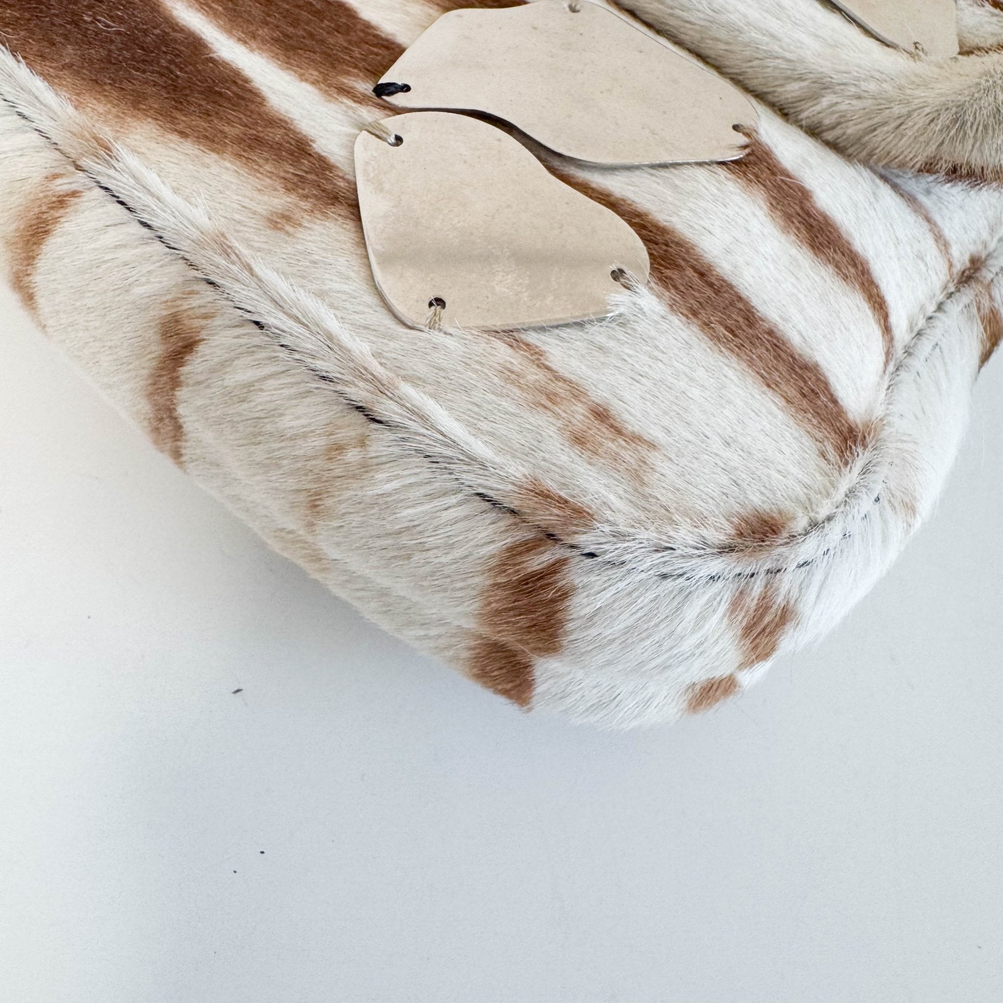 FENDI Mirror Pony Hair Baguette Shoulder Bag, in , Sold by HIVE PRELOVED - Shoulder Bags, ,