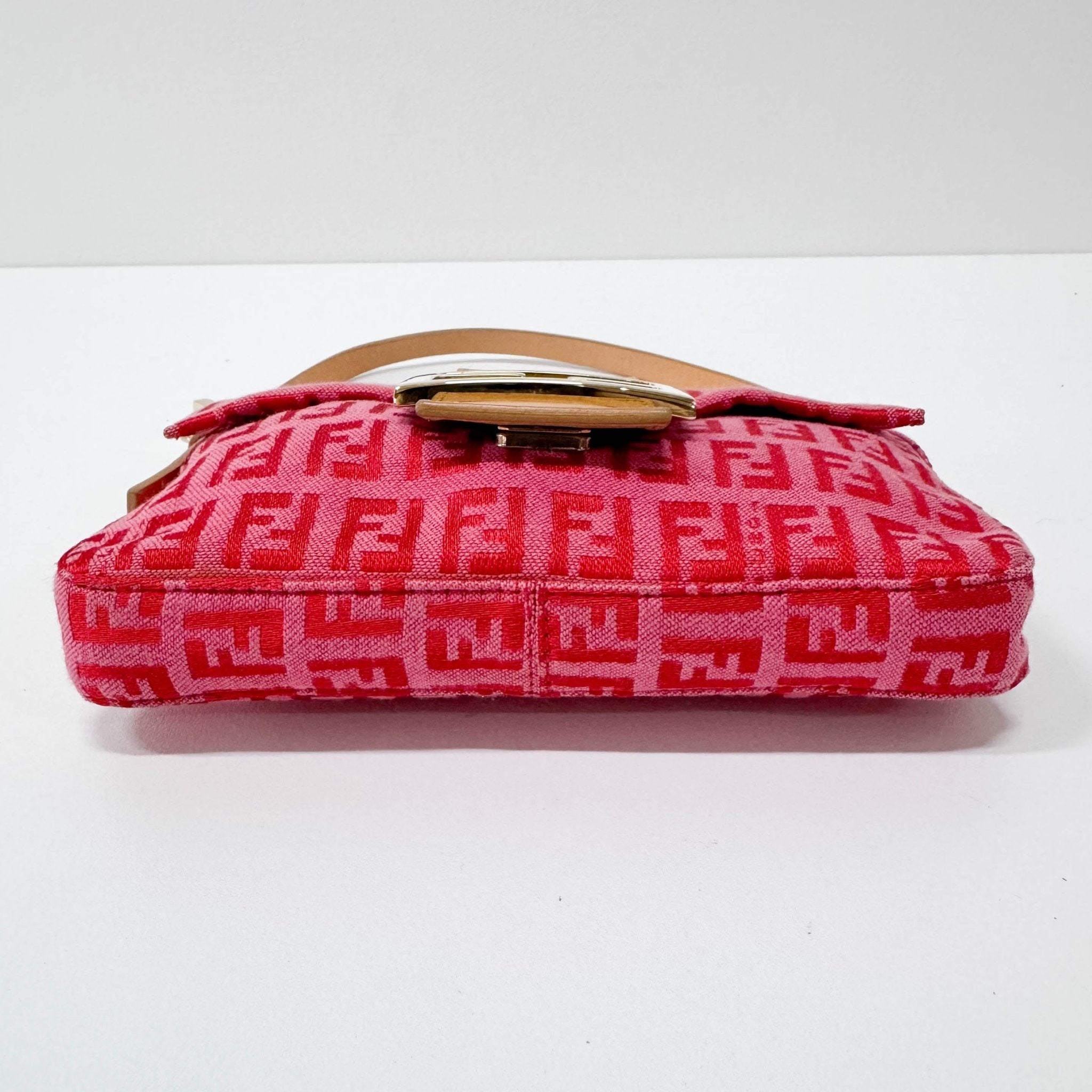 FENDI Pink Canvas Mini Baguette, in , Sold by HIVE PRELOVED - Shoulder Bags, ,