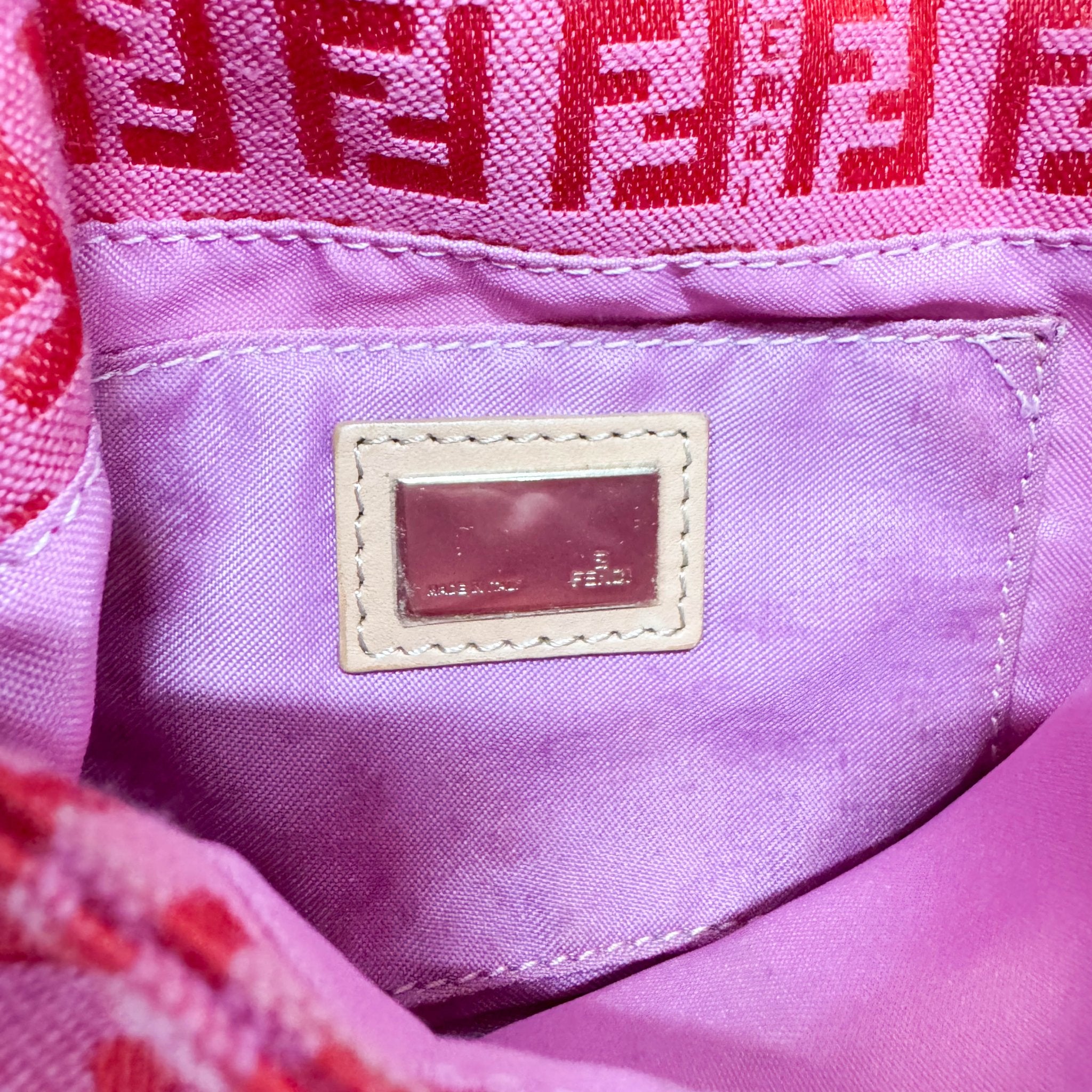FENDI Pink Canvas Mini Baguette, in , Sold by HIVE PRELOVED - Shoulder Bags, ,