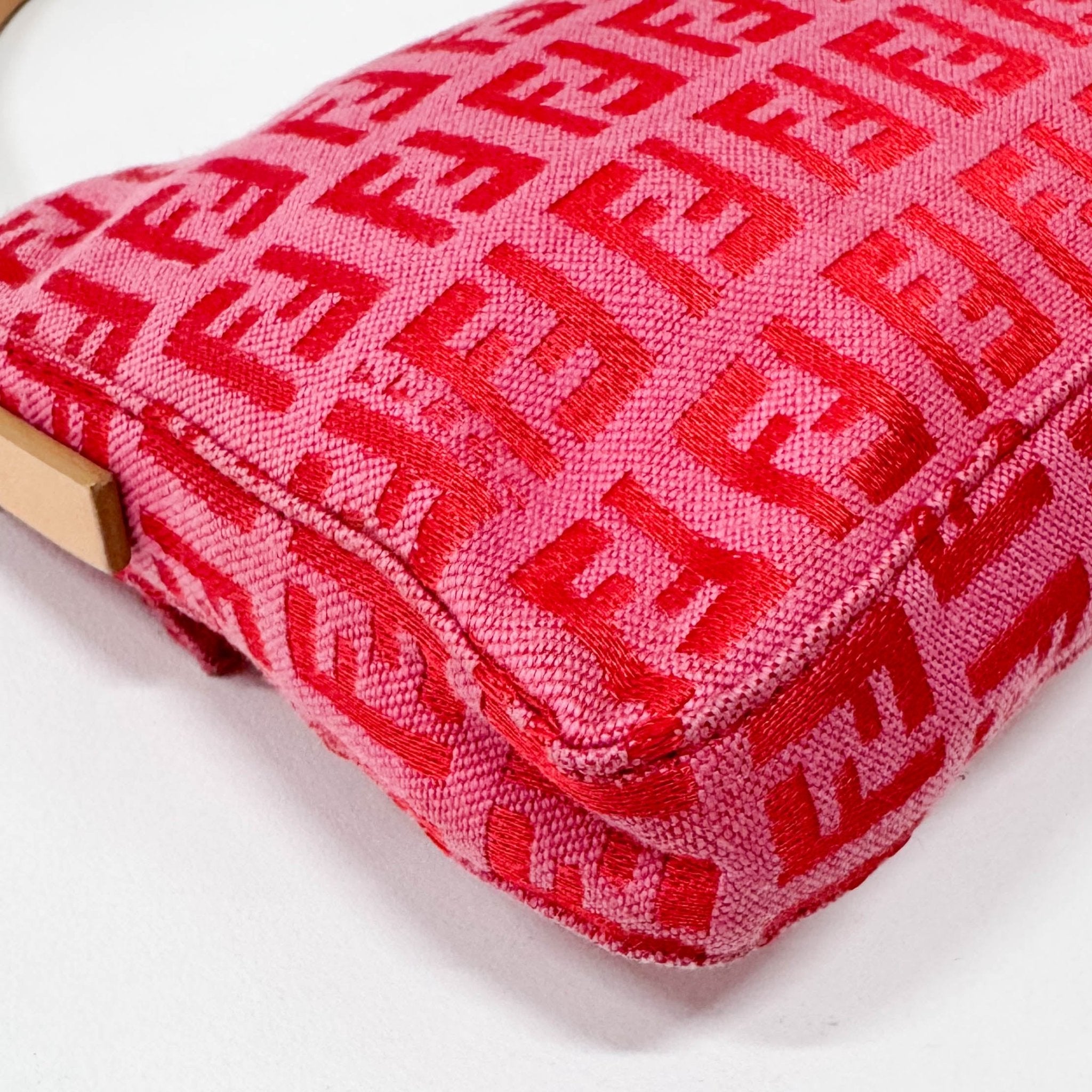 FENDI Pink Canvas Mini Baguette, in , Sold by HIVE PRELOVED - Shoulder Bags, ,