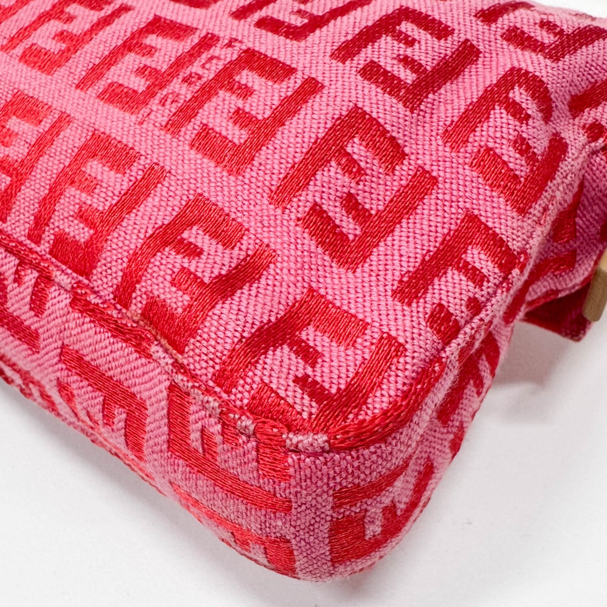 FENDI Pink Canvas Mini Baguette, in , Sold by HIVE PRELOVED - Shoulder Bags, ,