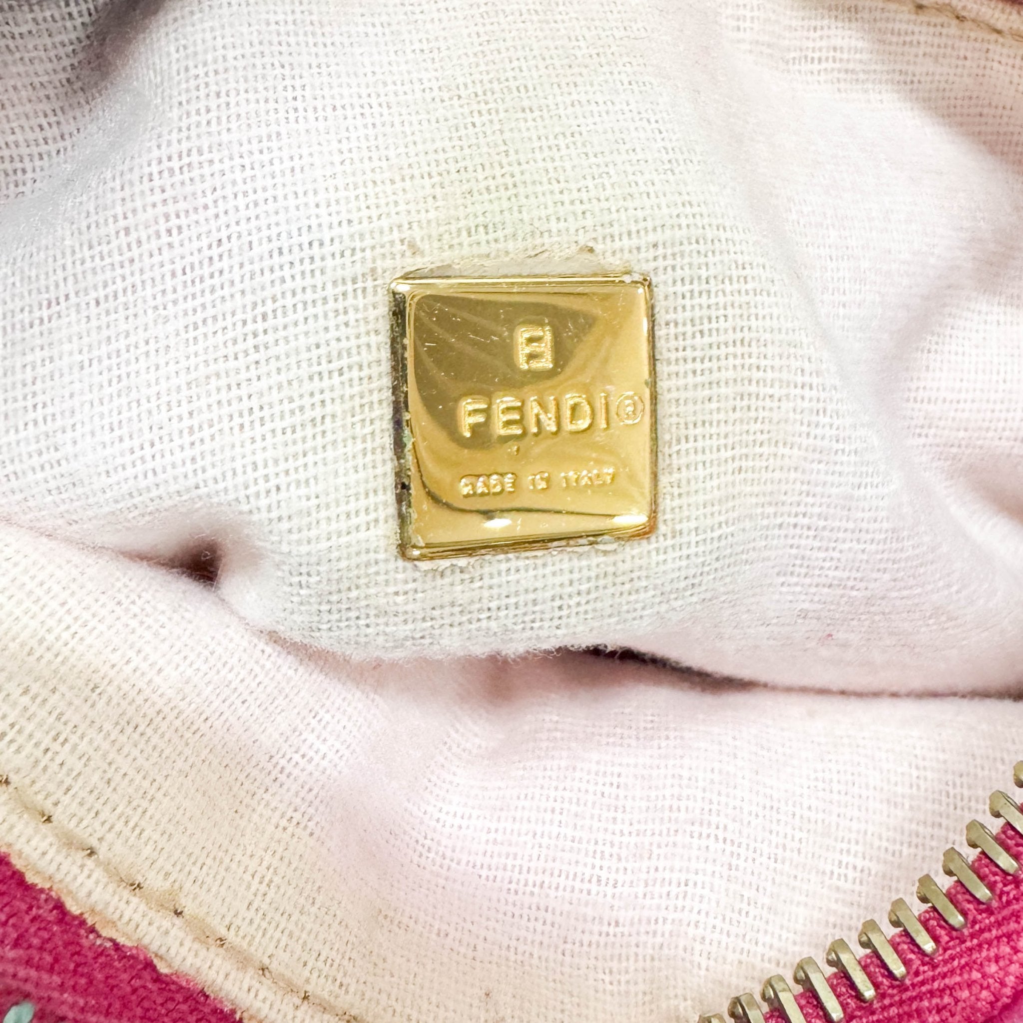 FENDI Pink Suede Pouch Bag, in , Sold by HIVE PRELOVED - Mini bags, ,