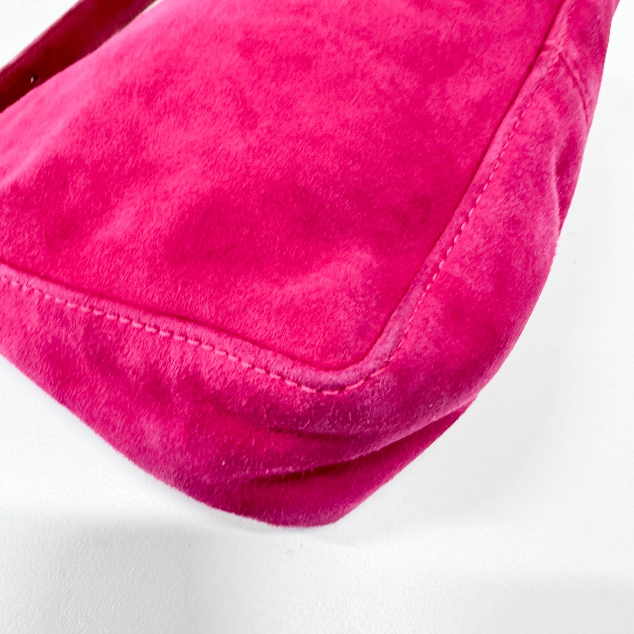 FENDI Pink Suede Pouch Bag, in , Sold by HIVE PRELOVED - Mini bags, ,