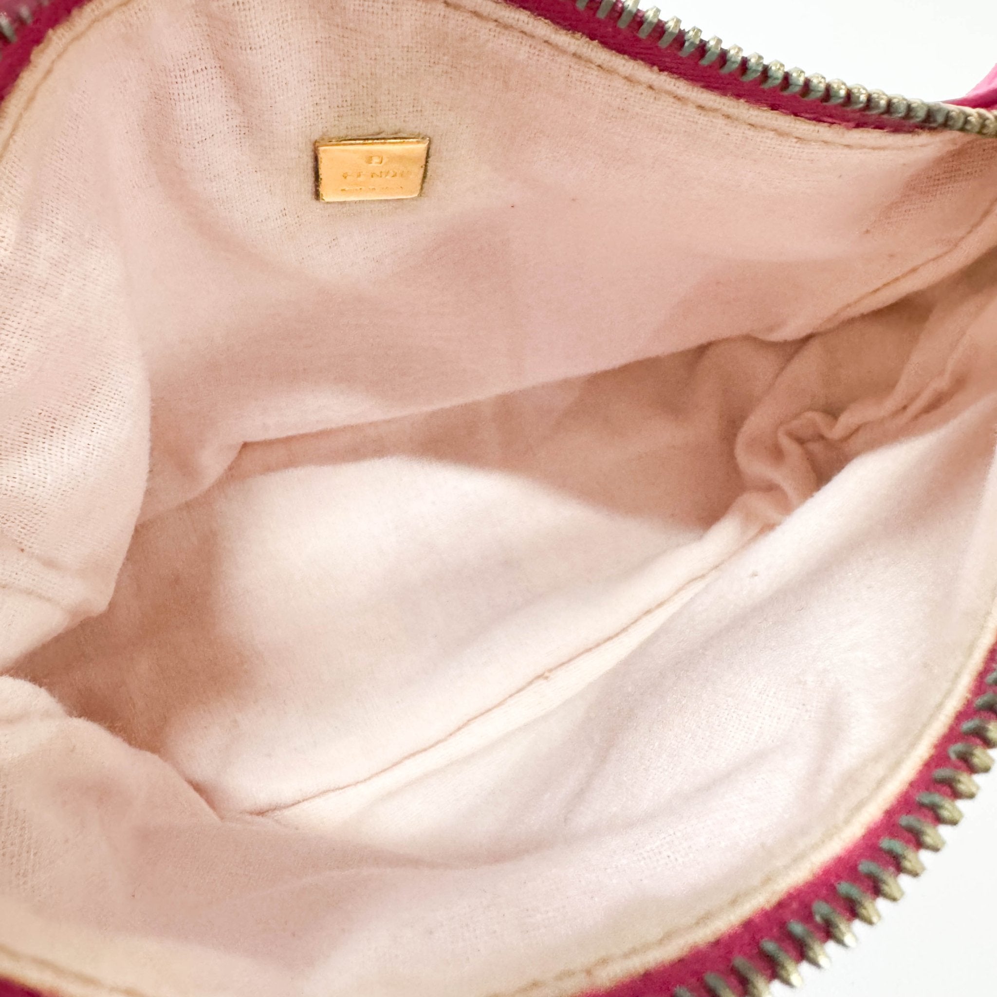FENDI Pink Suede Pouch Bag, in , Sold by HIVE PRELOVED - Mini bags, ,