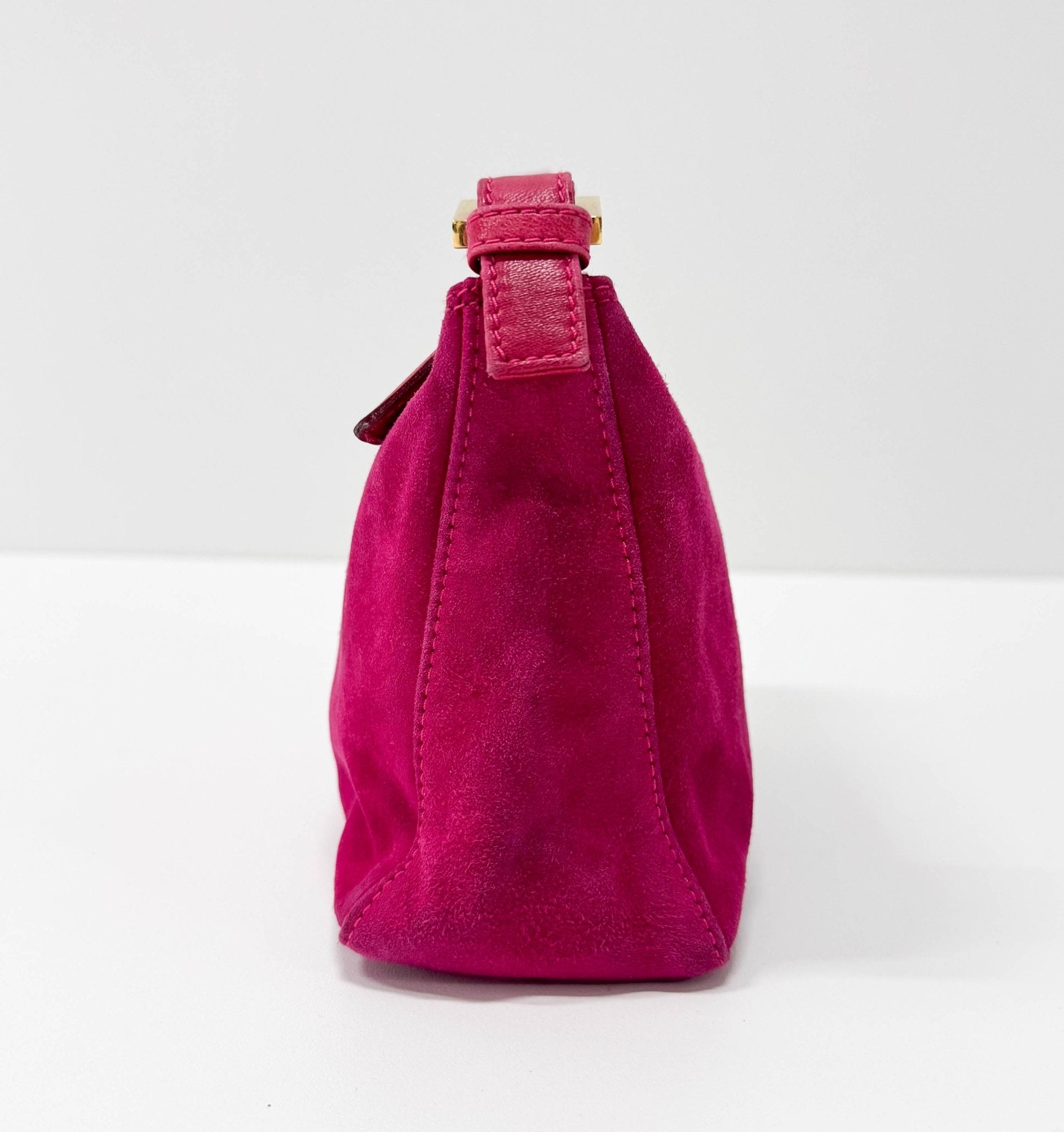FENDI Pink Suede Pouch Bag, in , Sold by HIVE PRELOVED - Mini bags, ,