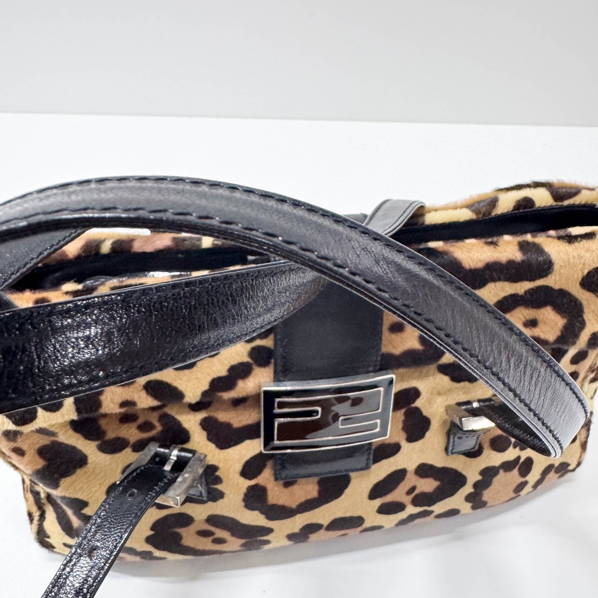 FENDI Pony Hair Leopard Print Shoulder Bag, in , Sold by HIVE PRELOVED - Shoulder Bags, ,