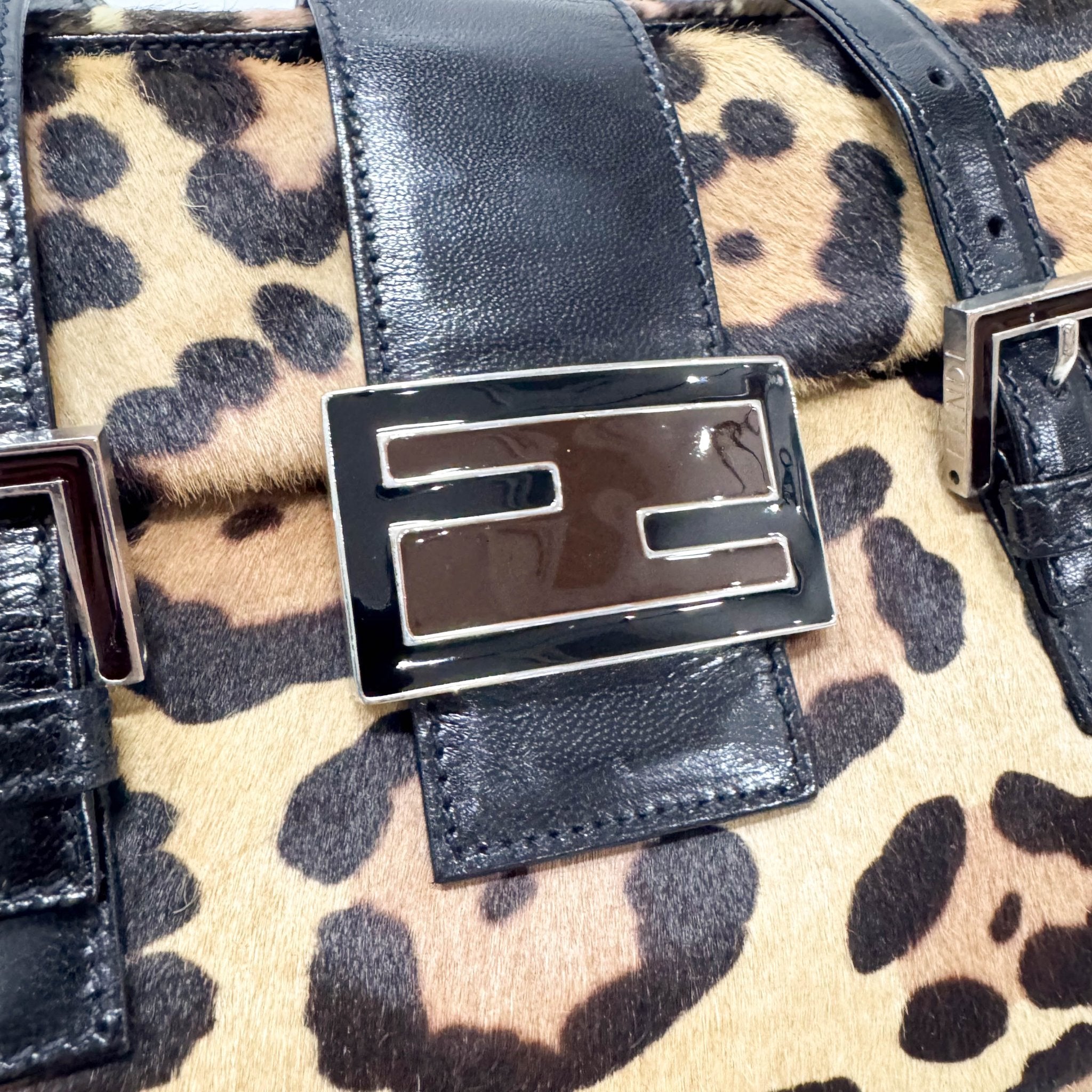 FENDI Pony Hair Leopard Print Shoulder Bag, in , Sold by HIVE PRELOVED - Shoulder Bags, ,