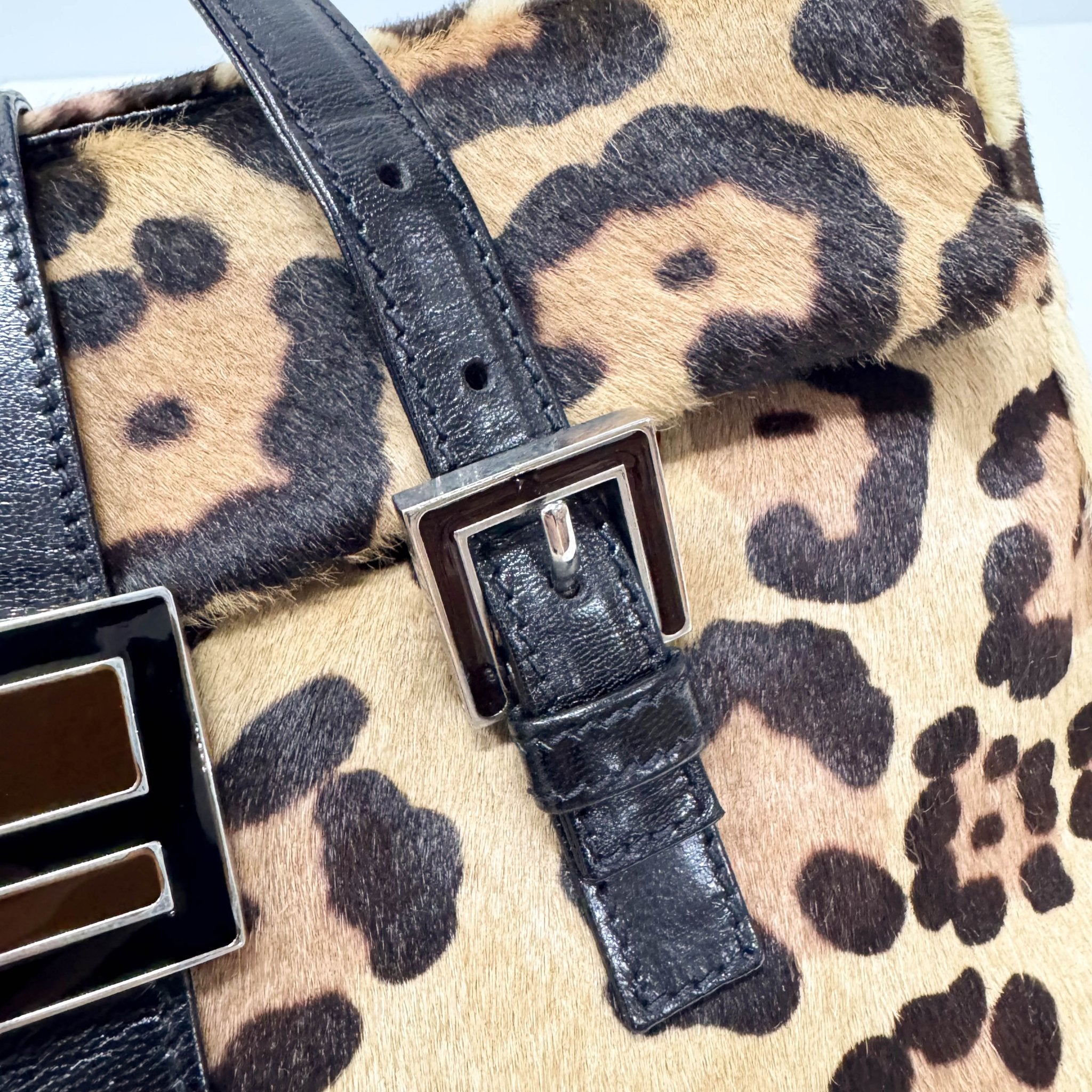 FENDI Pony Hair Leopard Print Shoulder Bag, in , Sold by HIVE PRELOVED - Shoulder Bags, ,
