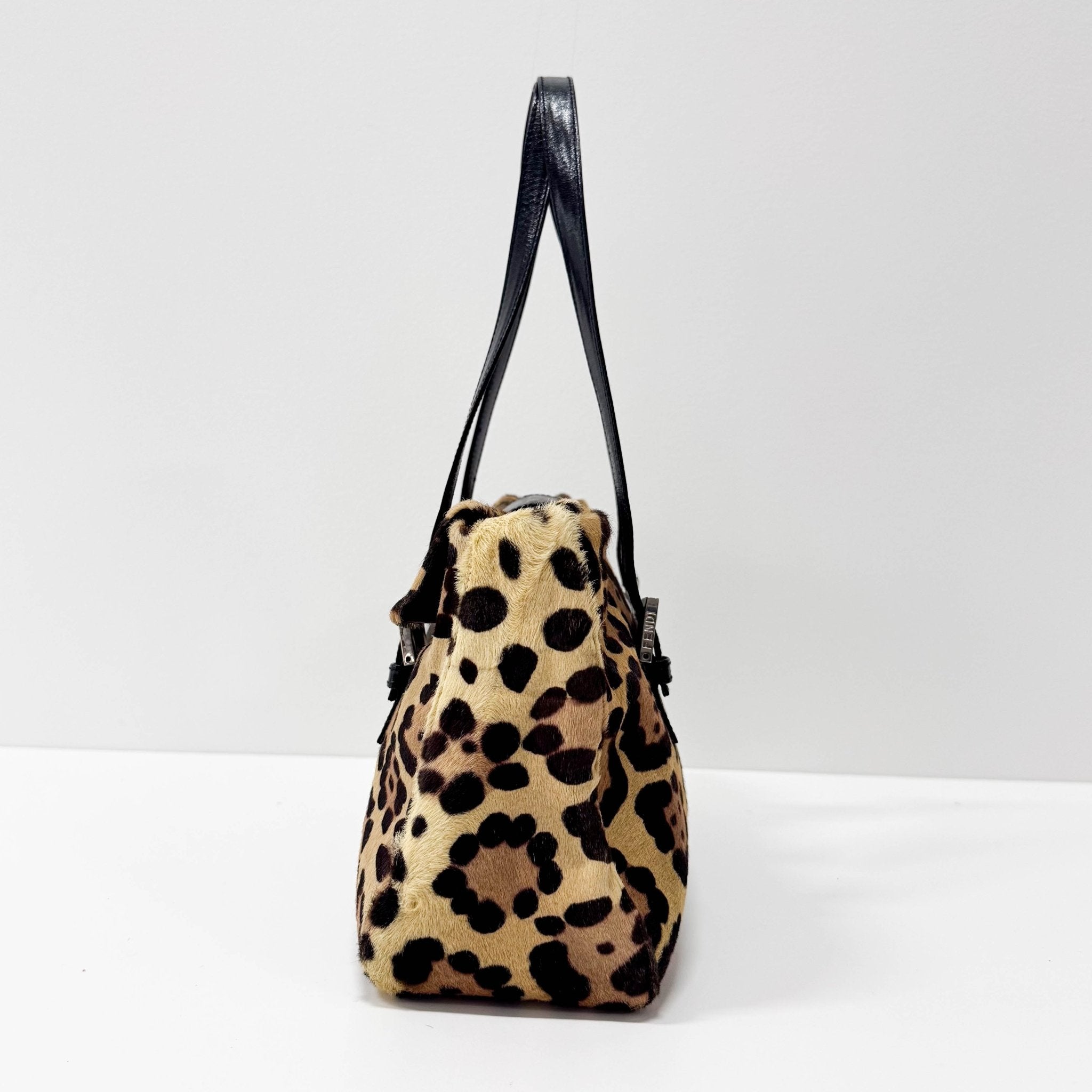 FENDI Pony Hair Leopard Print Shoulder Bag, in , Sold by HIVE PRELOVED - Shoulder Bags, ,