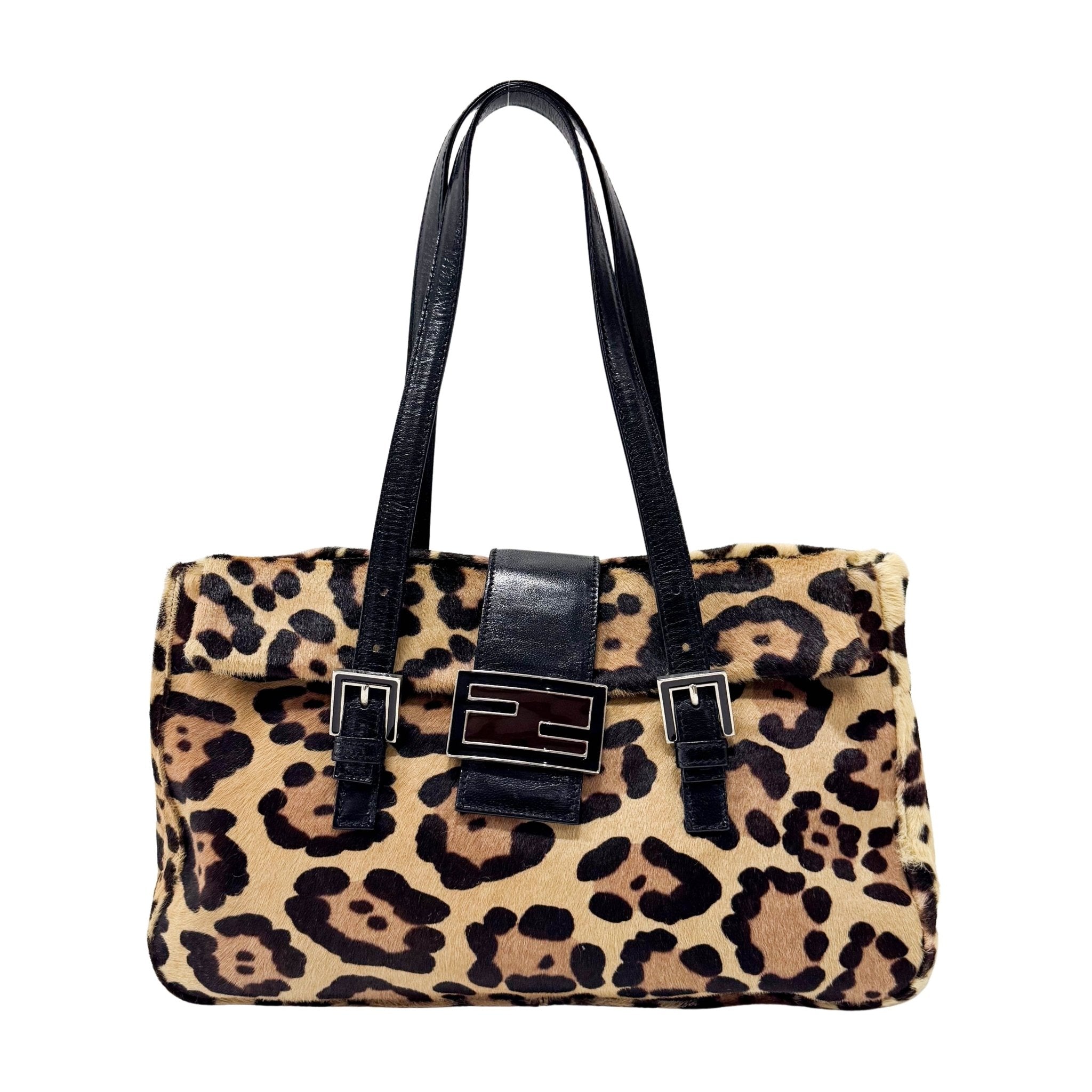 FENDI Pony Hair Leopard Print Shoulder Bag, in , Sold by HIVE PRELOVED - Shoulder Bags, ,