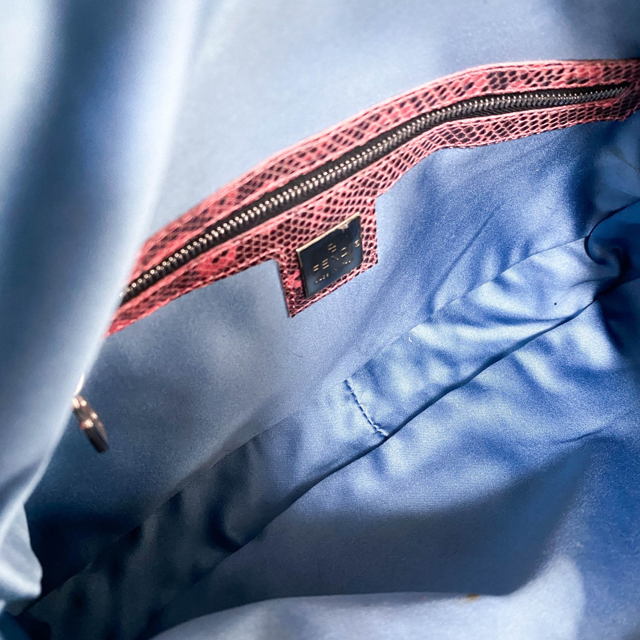 FENDI Rare Baguette Brown Pink Sequin / Beads Shoulder Bag, in , Sold by HIVE PRELOVED - Shoulder Bags, ,