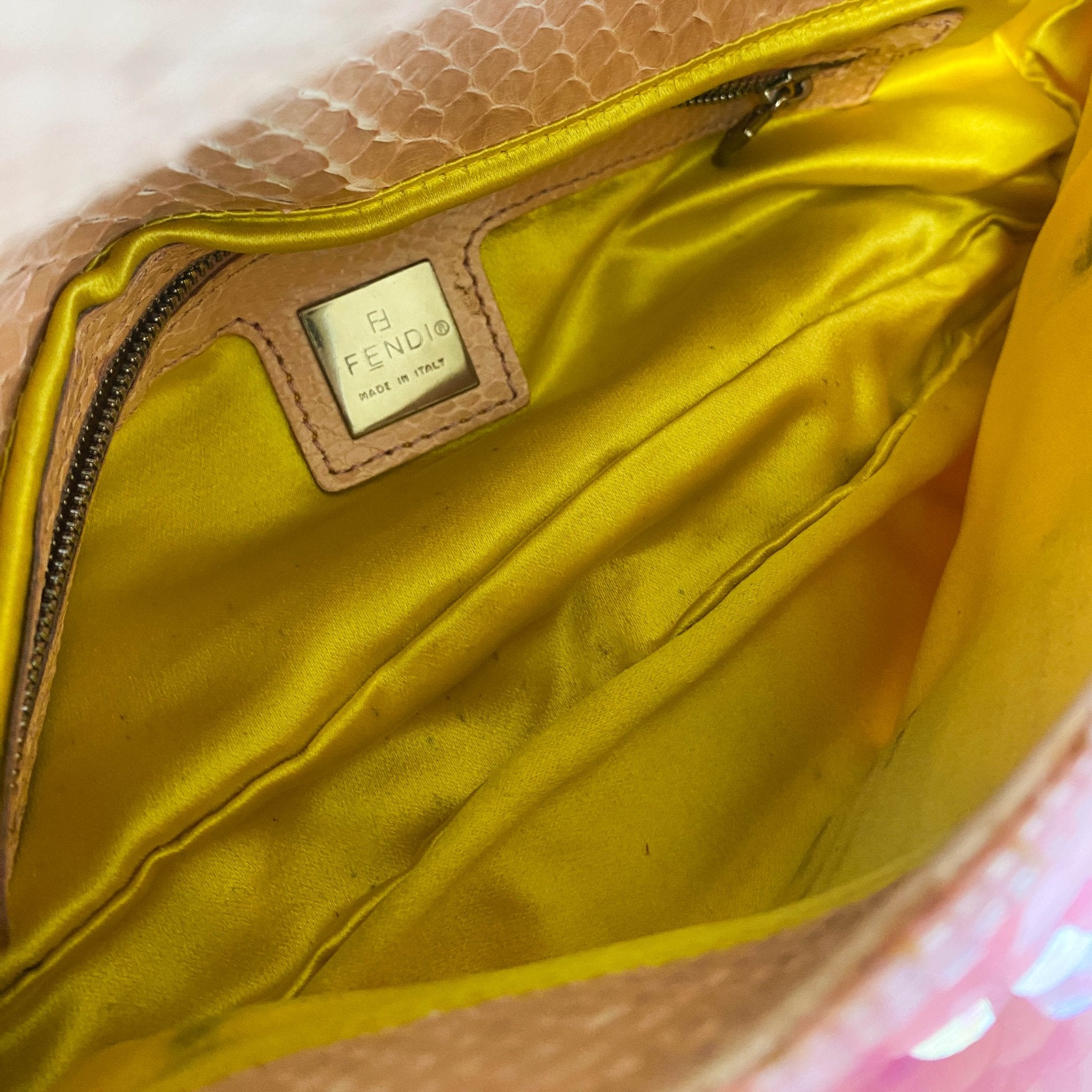 FENDI Rare Baguette Pink Sequin Rhinestone Hardware Shoulder Bag, in , Sold by HIVE PRELOVED - Shoulder Bags, ,