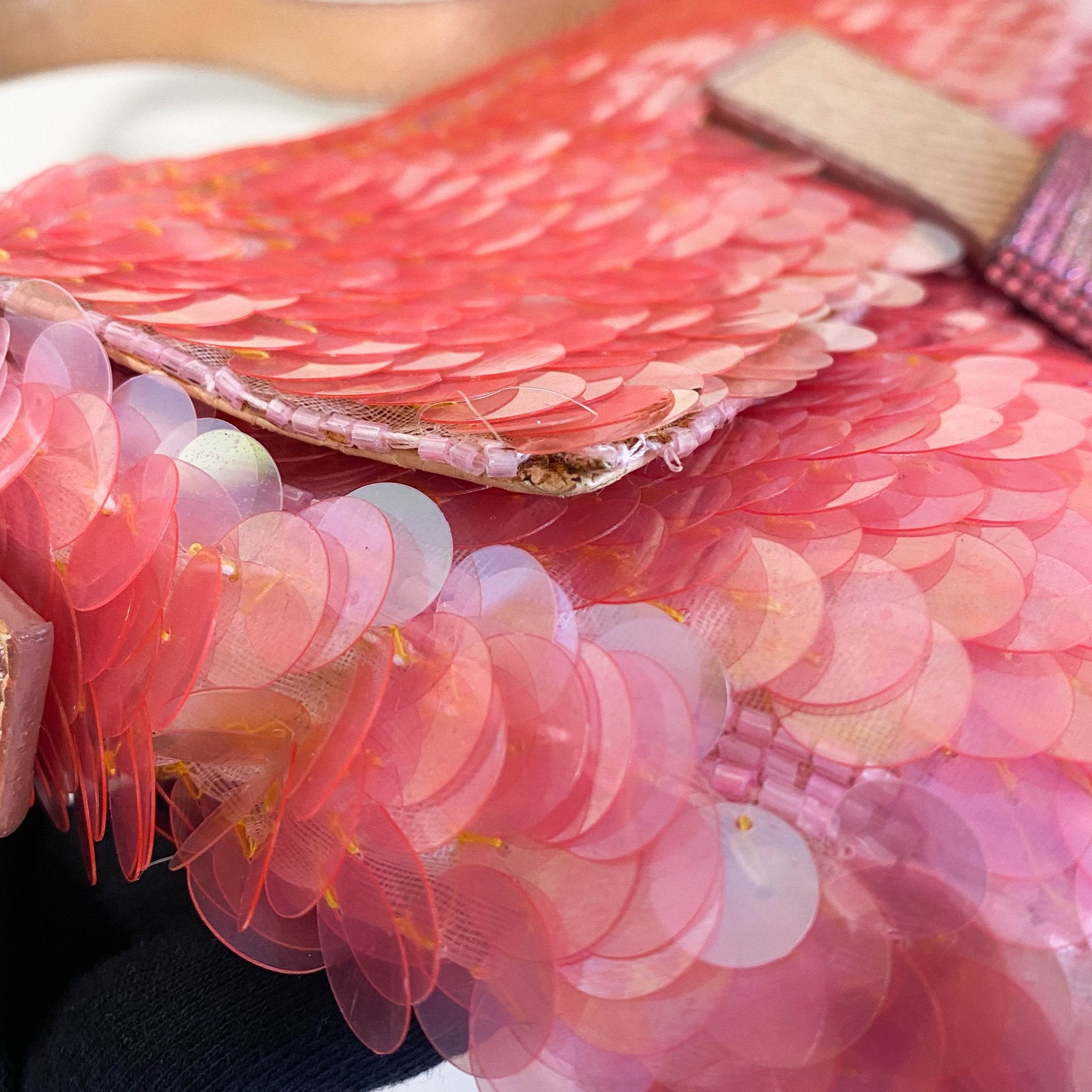 FENDI Rare Baguette Pink Sequin Rhinestone Hardware Shoulder Bag, in , Sold by HIVE PRELOVED - Shoulder Bags, ,