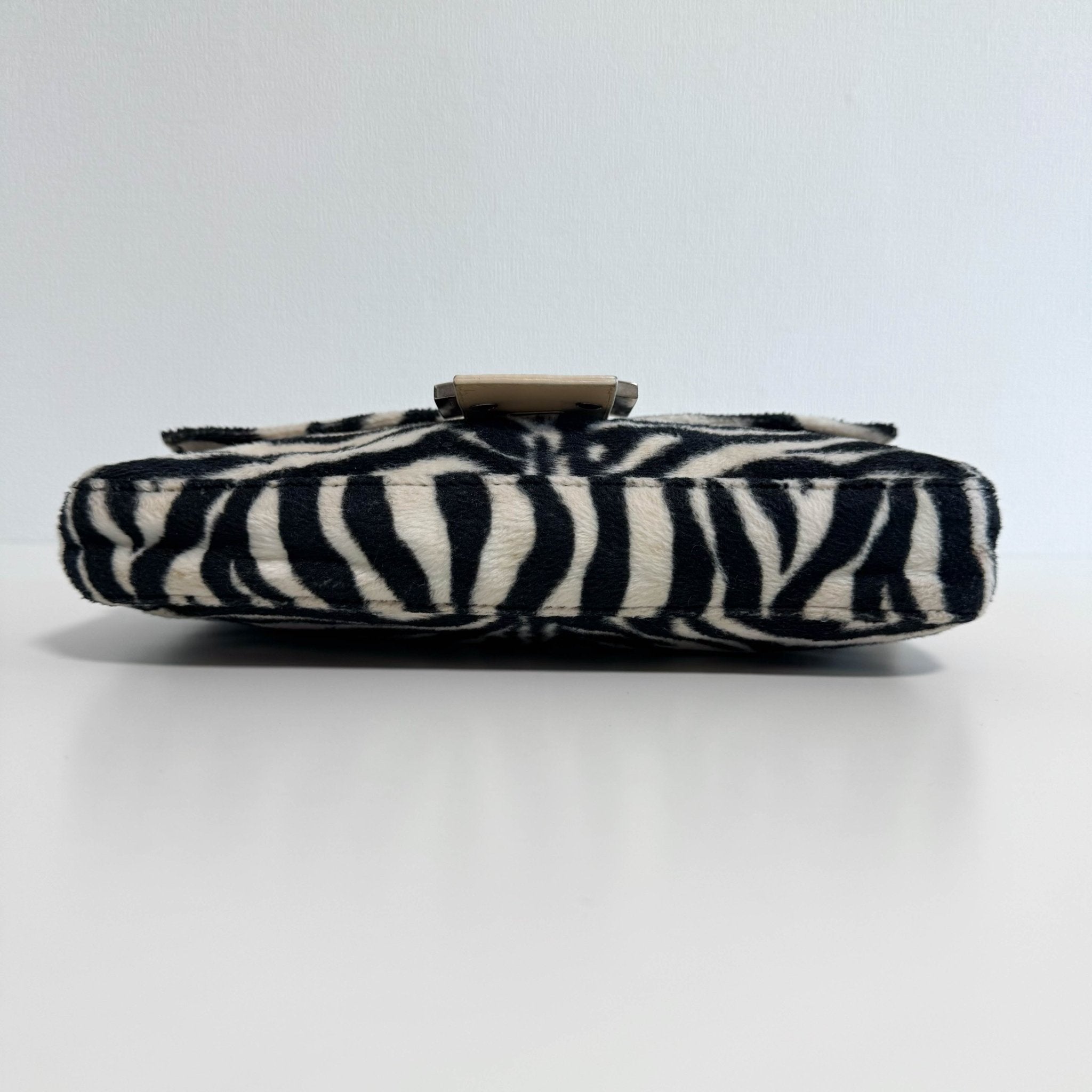 FENDI Rare Baguette Zebra Design Cotton Fabric Shoulder Bag, in , Sold by HIVE PRELOVED - Shoulder Bags, ,