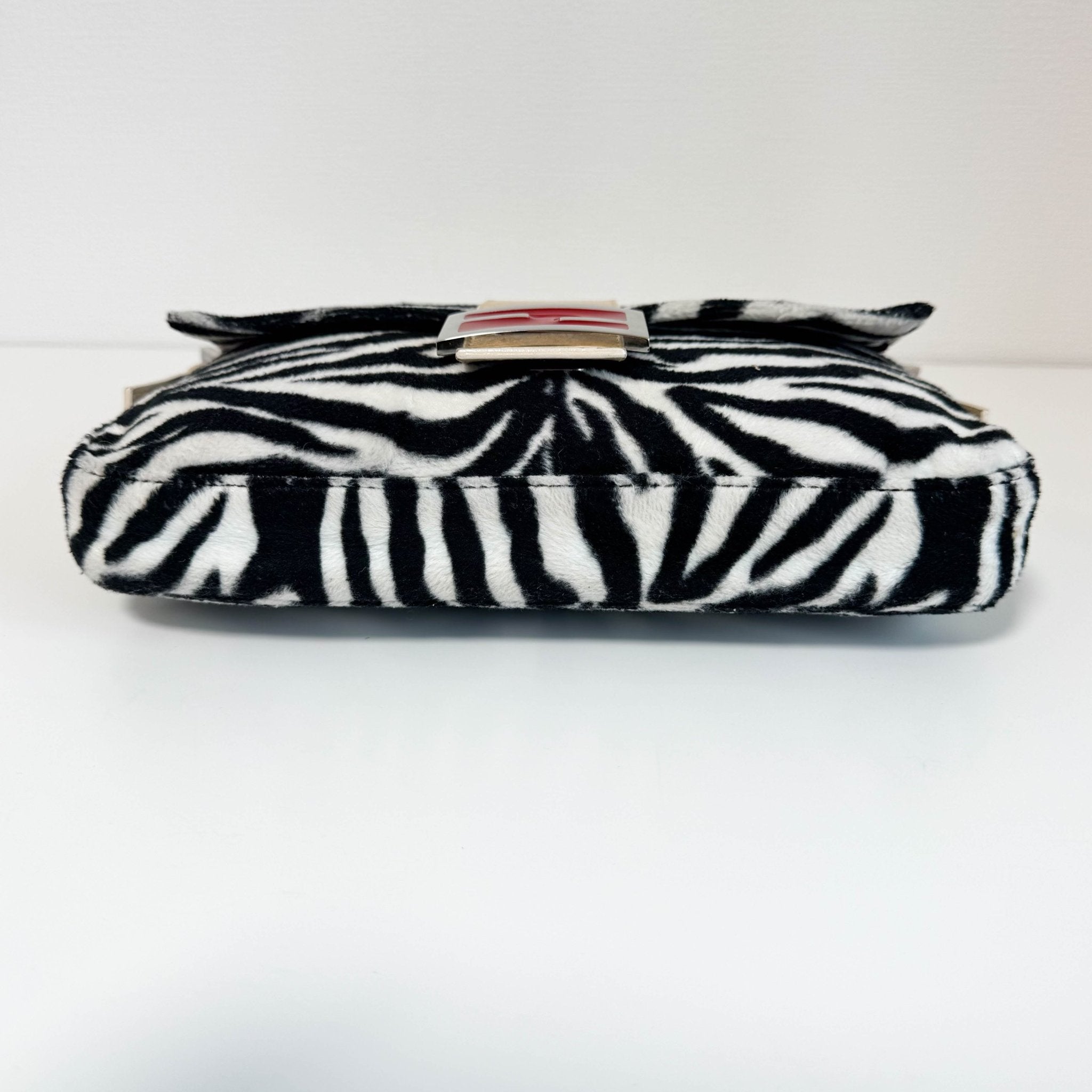 FENDI Rare Baguette Zebra Design Cotton Fabric Shoulder Bag, in , Sold by HIVE PRELOVED - Shoulder Bags, ,