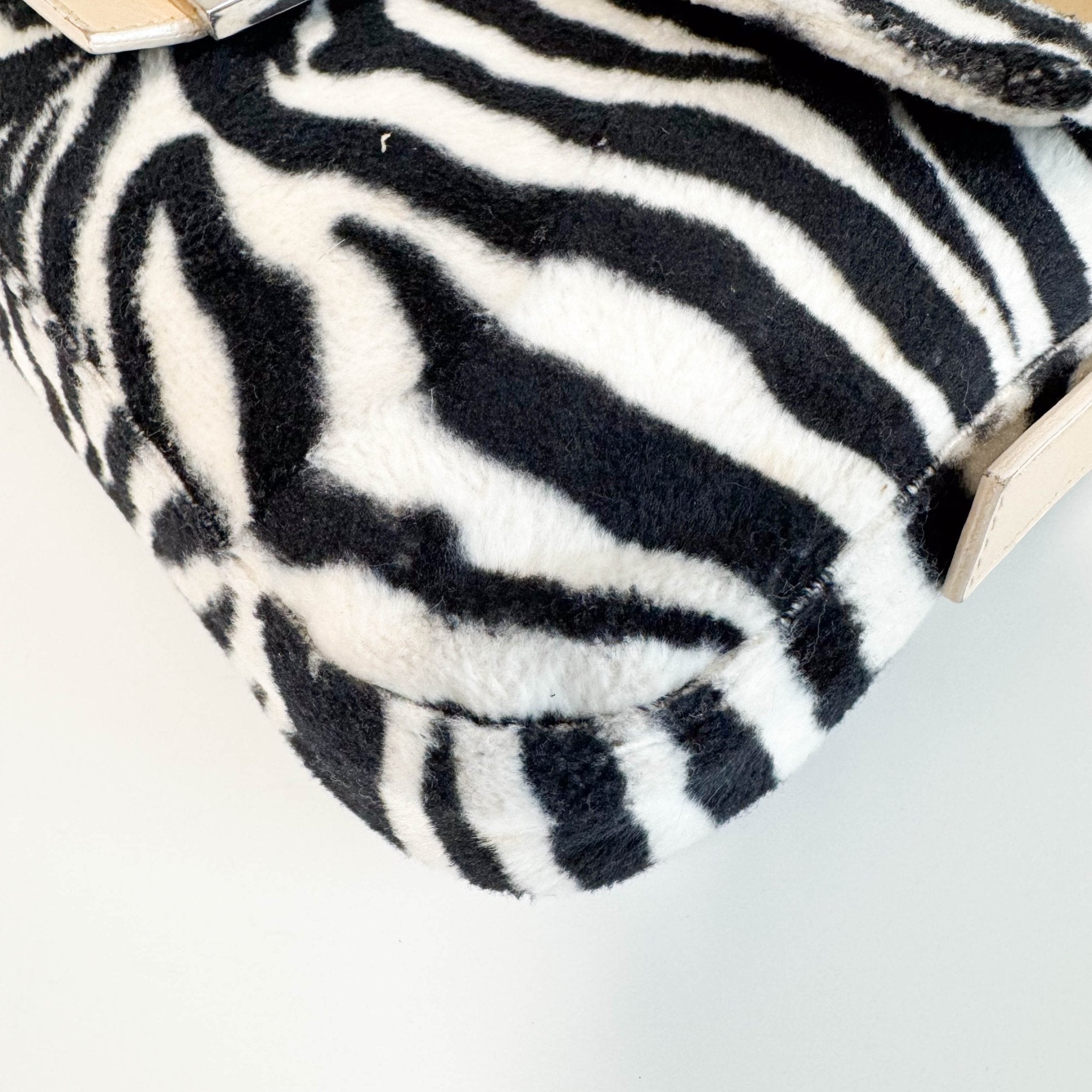 FENDI Rare Baguette Zebra Design Cotton Fabric Shoulder Bag, in , Sold by HIVE PRELOVED - Shoulder Bags, ,