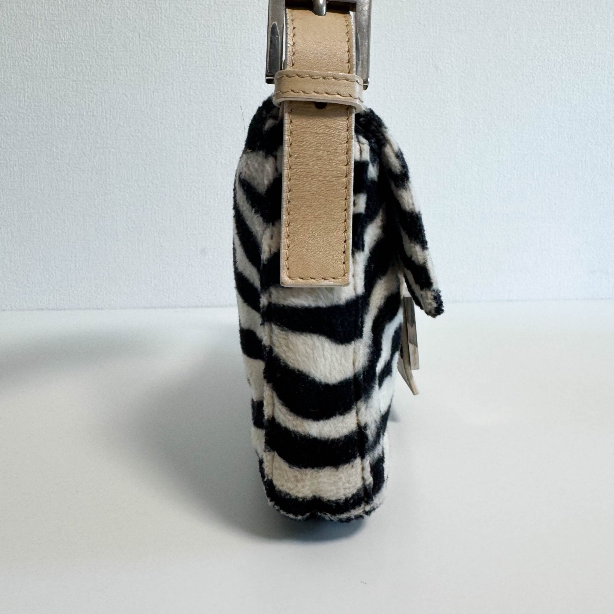 FENDI Rare Baguette Zebra Design Cotton Fabric Shoulder Bag, in , Sold by HIVE PRELOVED - Shoulder Bags, ,