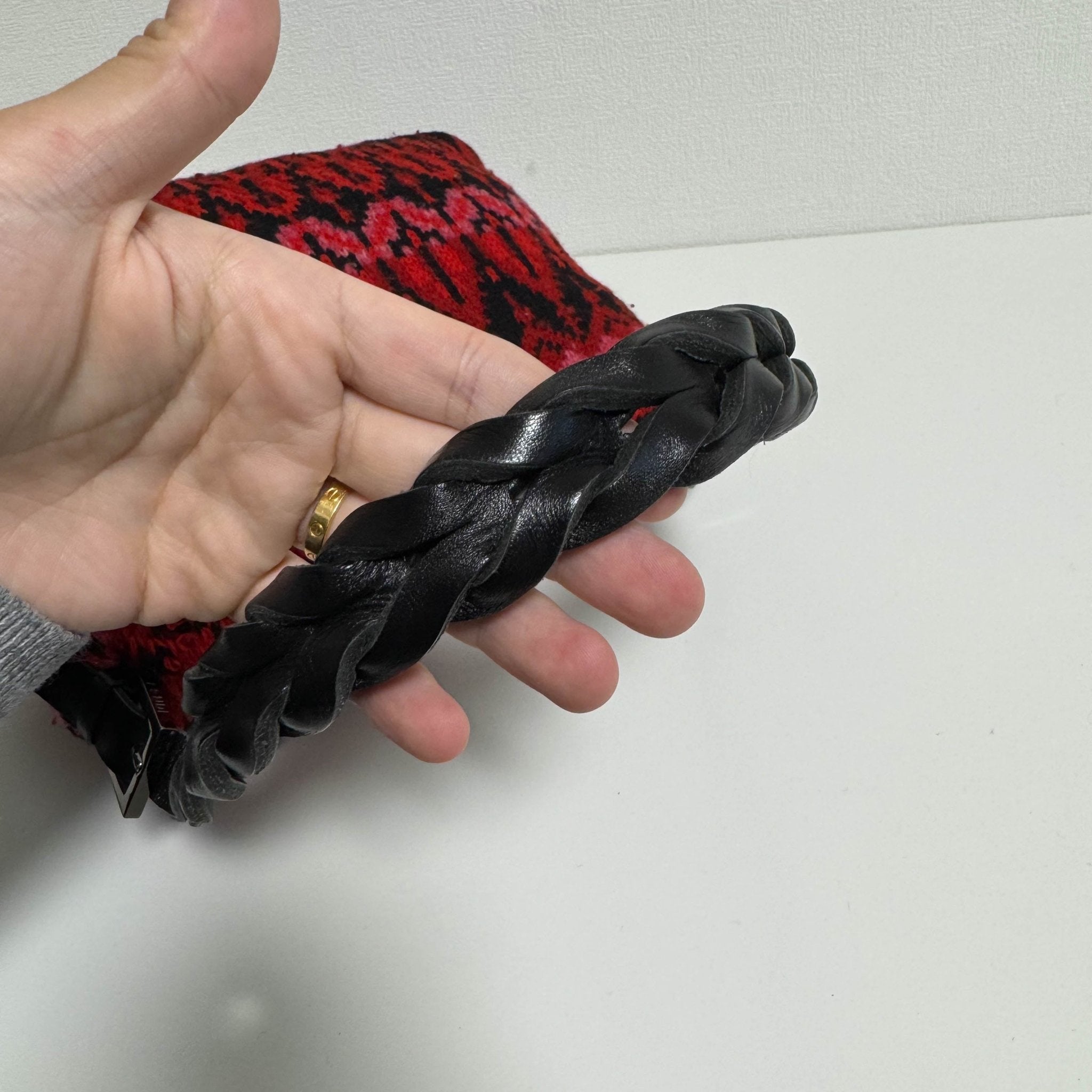 FENDI Red Wool Mamma Baguette Shoulder Bag, in , Sold by HIVE PRELOVED - Shoulder Bags, ,