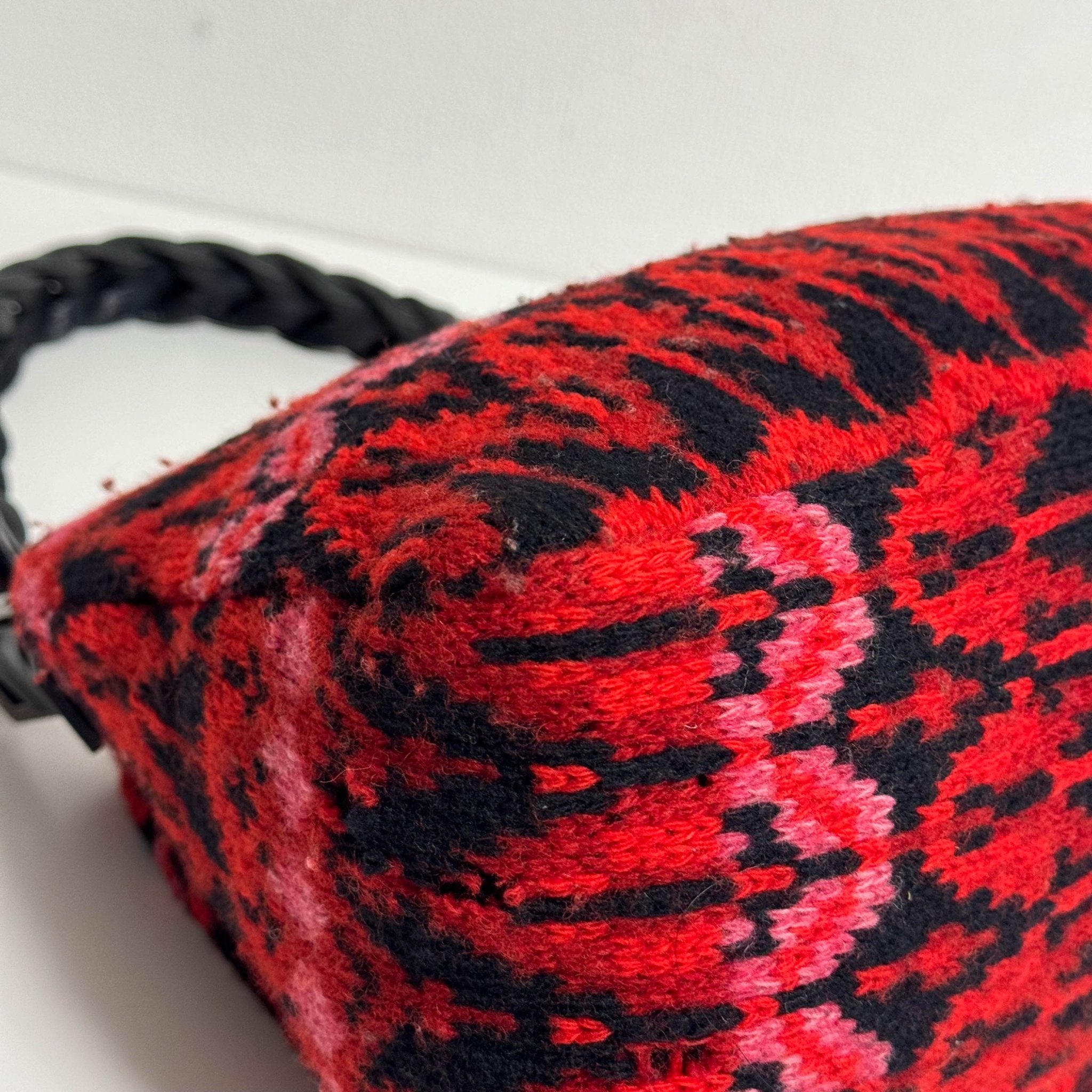 FENDI Red Wool Mamma Baguette Shoulder Bag, in , Sold by HIVE PRELOVED - Shoulder Bags, ,