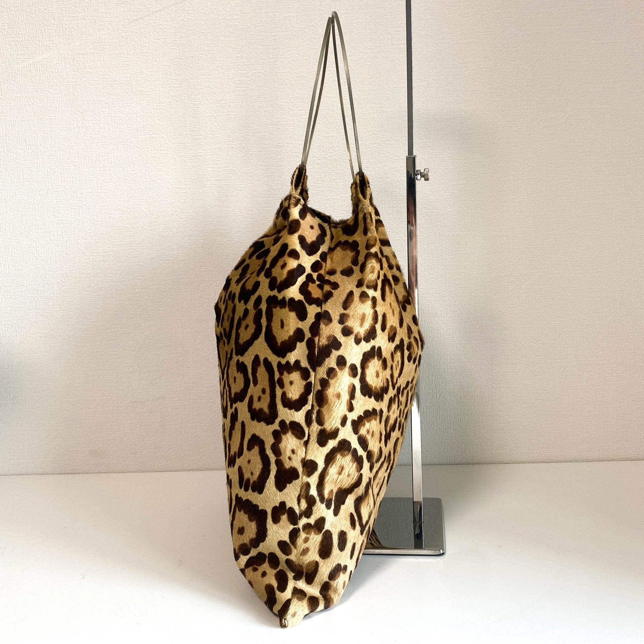 FENDI Ring Handle Pony Hair Leopard Tote Handbag, in , Sold by HIVE PRELOVED - Handle Bags, Totes,