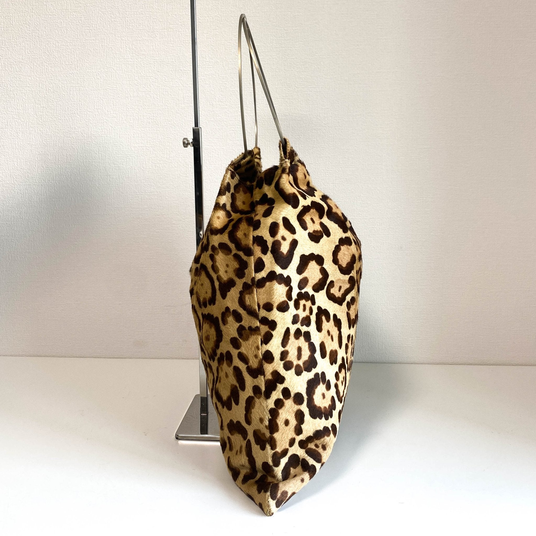 FENDI Ring Handle Pony Hair Leopard Tote Handbag, in , Sold by HIVE PRELOVED - Handle Bags, Totes,