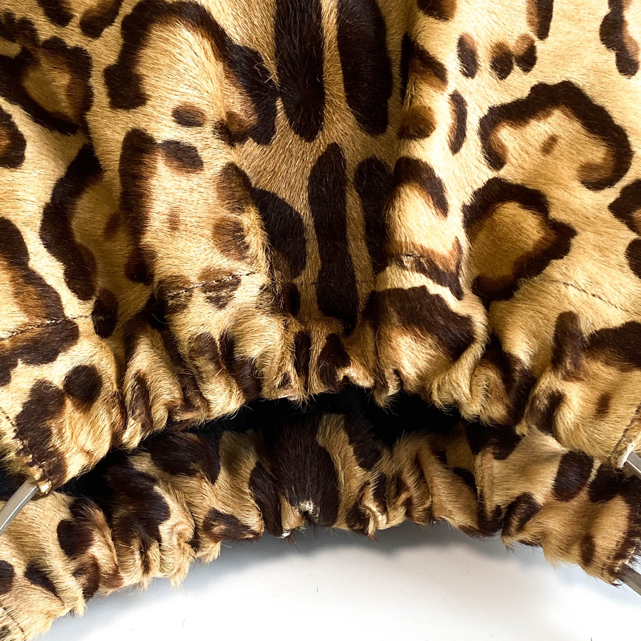 FENDI Ring Handle Pony Hair Leopard Tote Handbag, in , Sold by HIVE PRELOVED - Handle Bags, Totes,