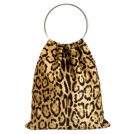 FENDI Ring Handle Pony Hair Leopard Tote Handbag, in , Sold by HIVE PRELOVED - Handle Bags, Totes,