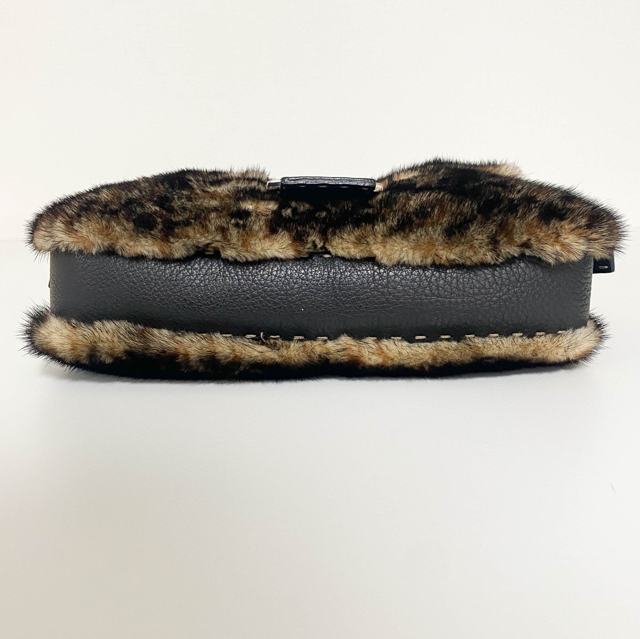 FENDI Selleria Baguette Black Fur Shoulder Bag, in , Sold by HIVE PRELOVED - Shoulder Bags, ,