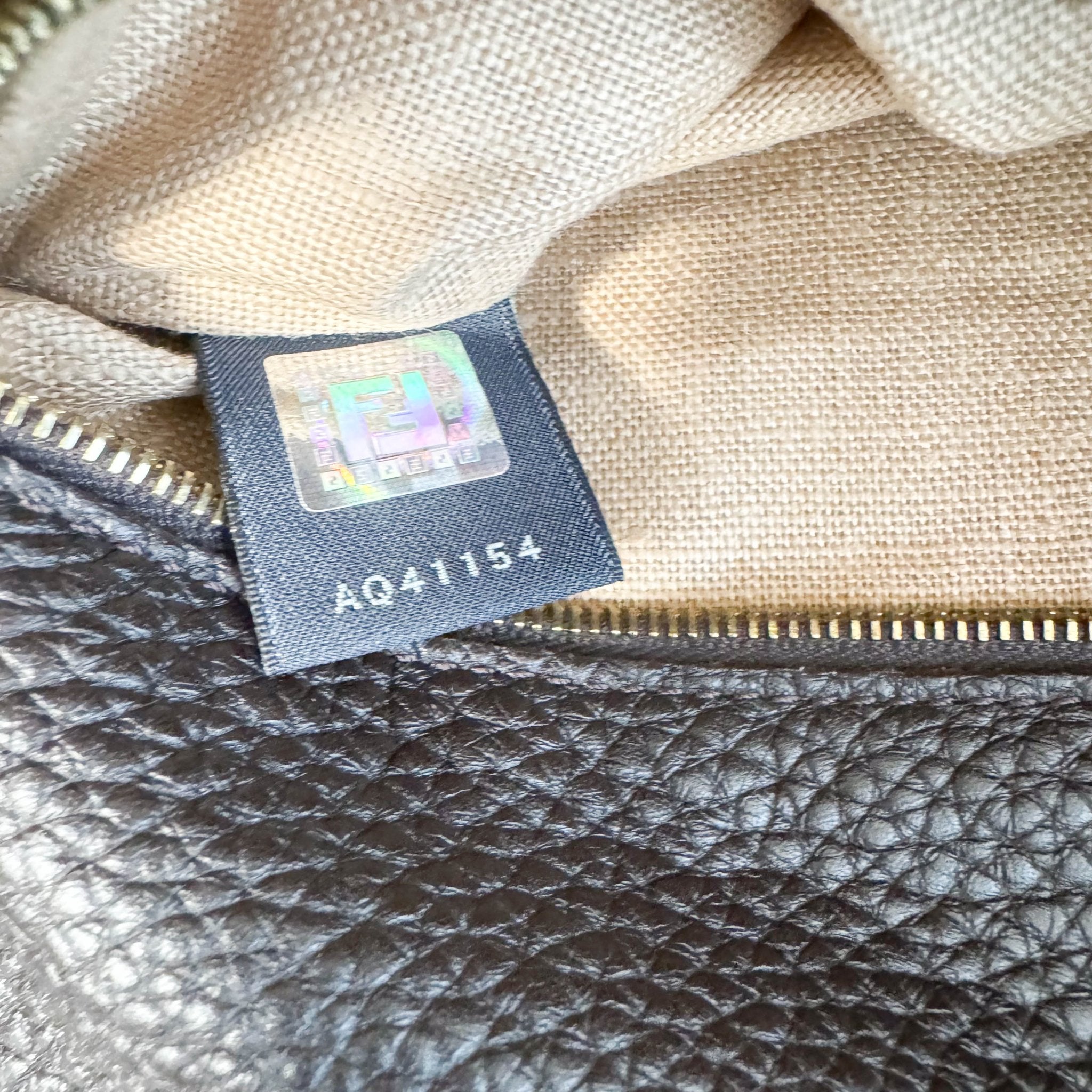 FENDI Selleria Baguette Brown Grain Calfskin Gold Hardware Shoulder Bag, in , Sold by HIVE PRELOVED - Shoulder Bags, ,