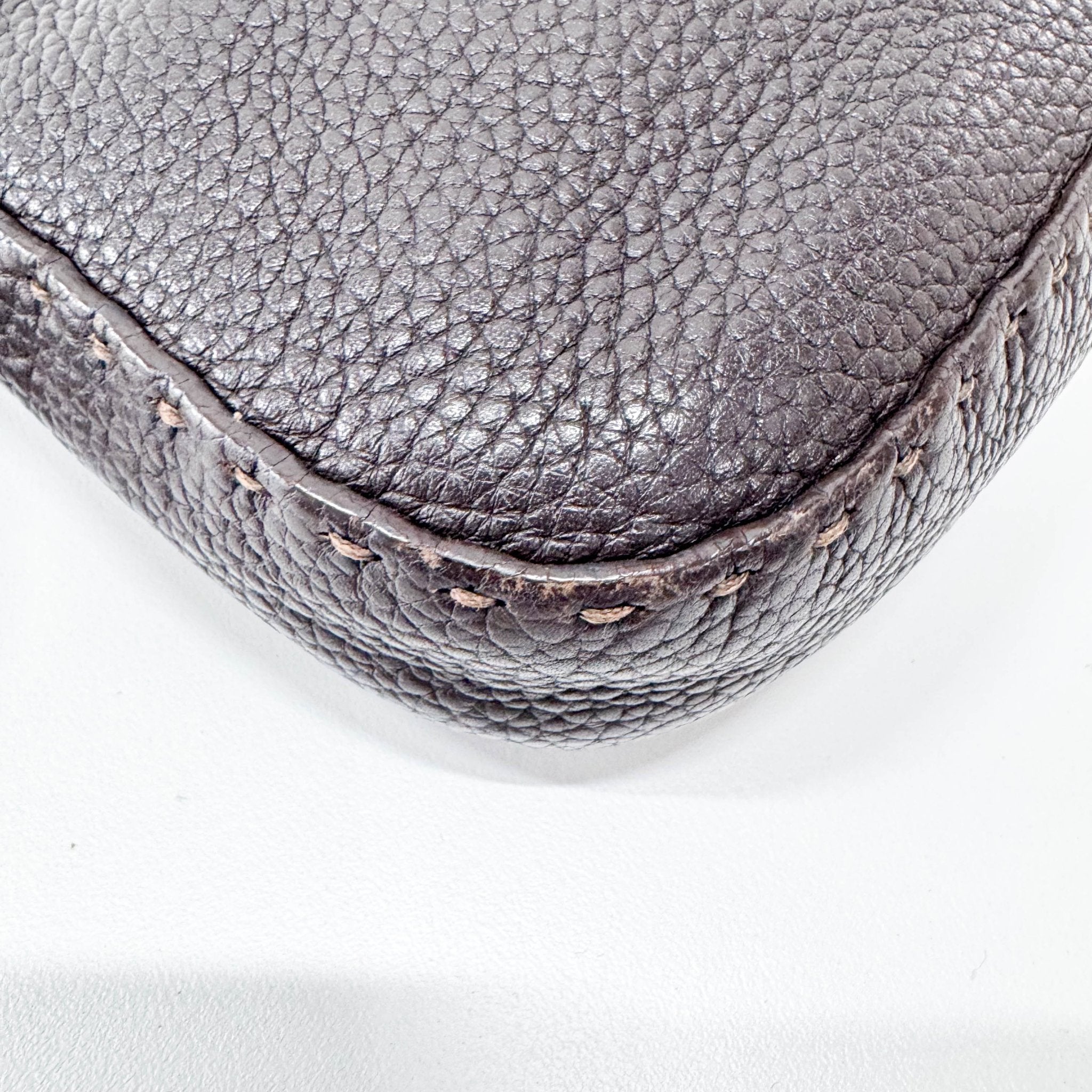 FENDI Selleria Baguette Chocolate Brown Leather Shoulder Bag, in , Sold by HIVE PRELOVED - Shoulder Bags, ,