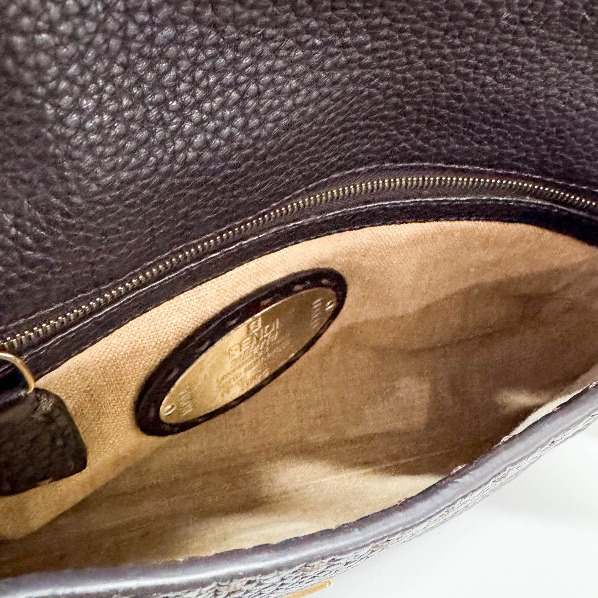 FENDI Selleria Baguette Chocolate Brown Leather Shoulder Bag, in , Sold by HIVE PRELOVED - Shoulder Bags, ,