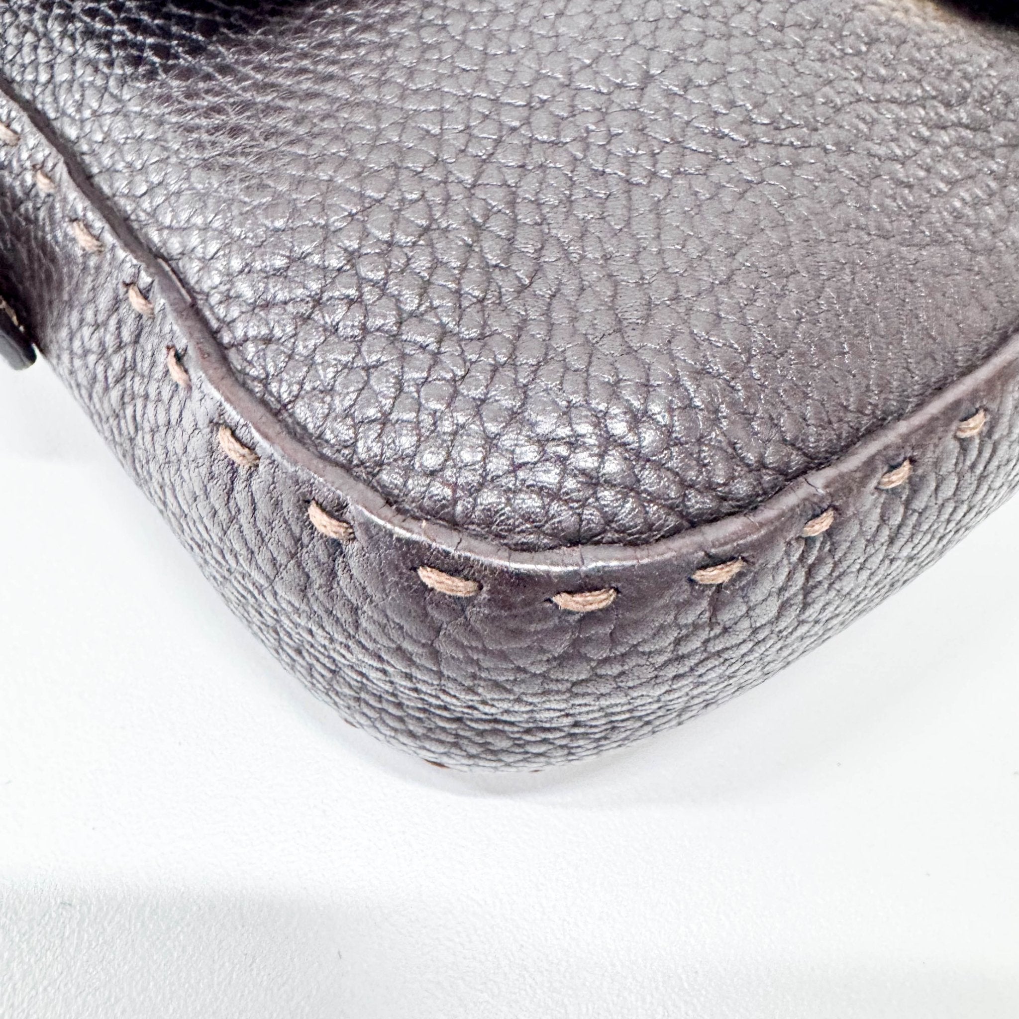 FENDI Selleria Baguette Chocolate Brown Leather Shoulder Bag, in , Sold by HIVE PRELOVED - Shoulder Bags, ,