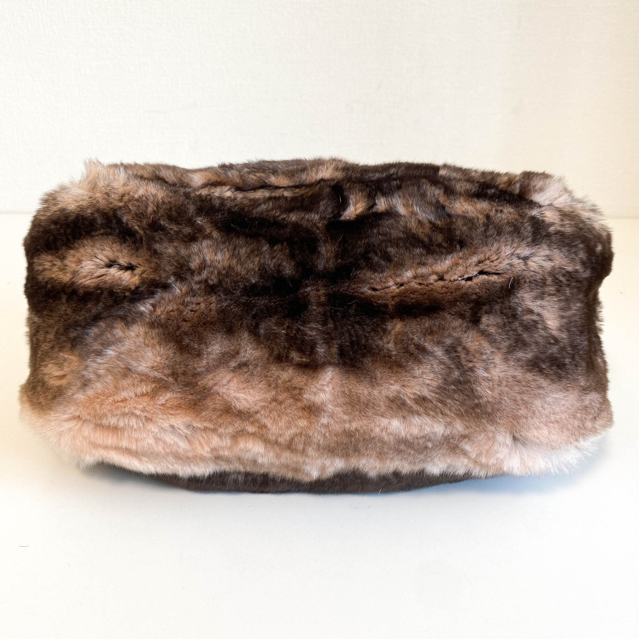 FENDI Selleria Mini Mamma Baguette Fur Pink / Brown Shoulder Bag, in , Sold by HIVE PRELOVED - Shoulder Bags, ,