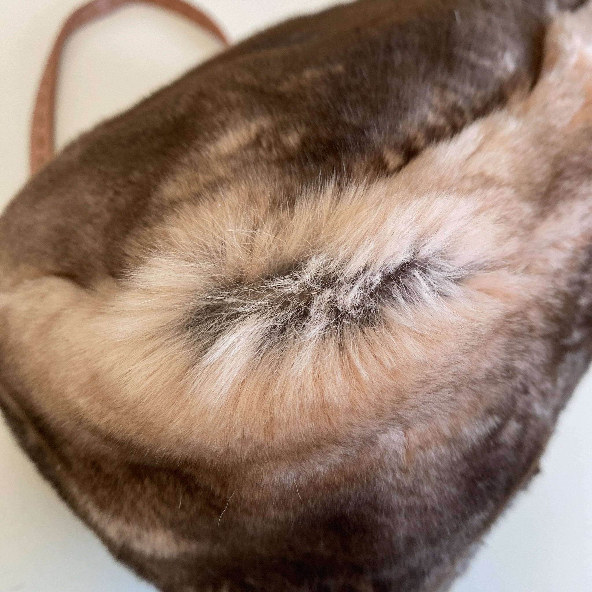 FENDI Selleria Mini Mamma Baguette Fur Pink / Brown Shoulder Bag, in , Sold by HIVE PRELOVED - Shoulder Bags, ,