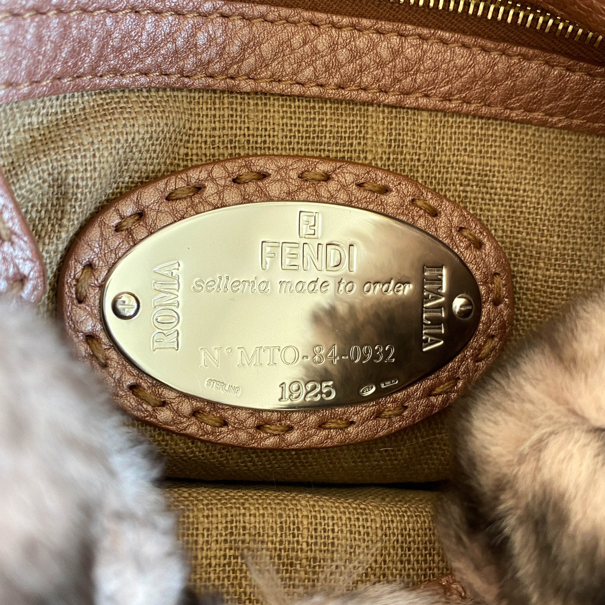 FENDI Selleria Mini Mamma Baguette Fur Pink / Brown Shoulder Bag, in , Sold by HIVE PRELOVED - Shoulder Bags, ,