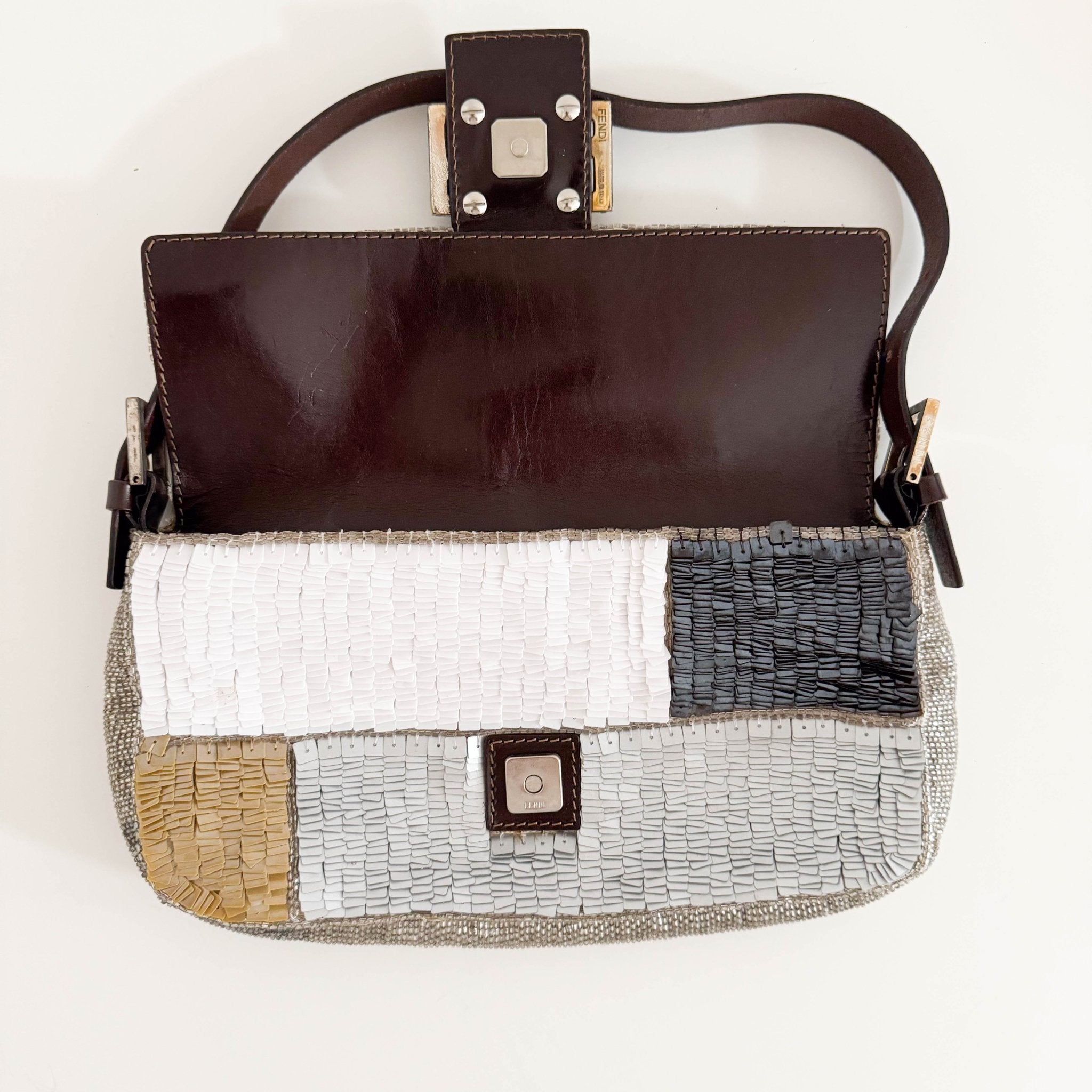 FENDI Sequin Paillettes Beaded Baguette Multicolor, in , Sold by HIVE PRELOVED - Shoulder Bags, ,