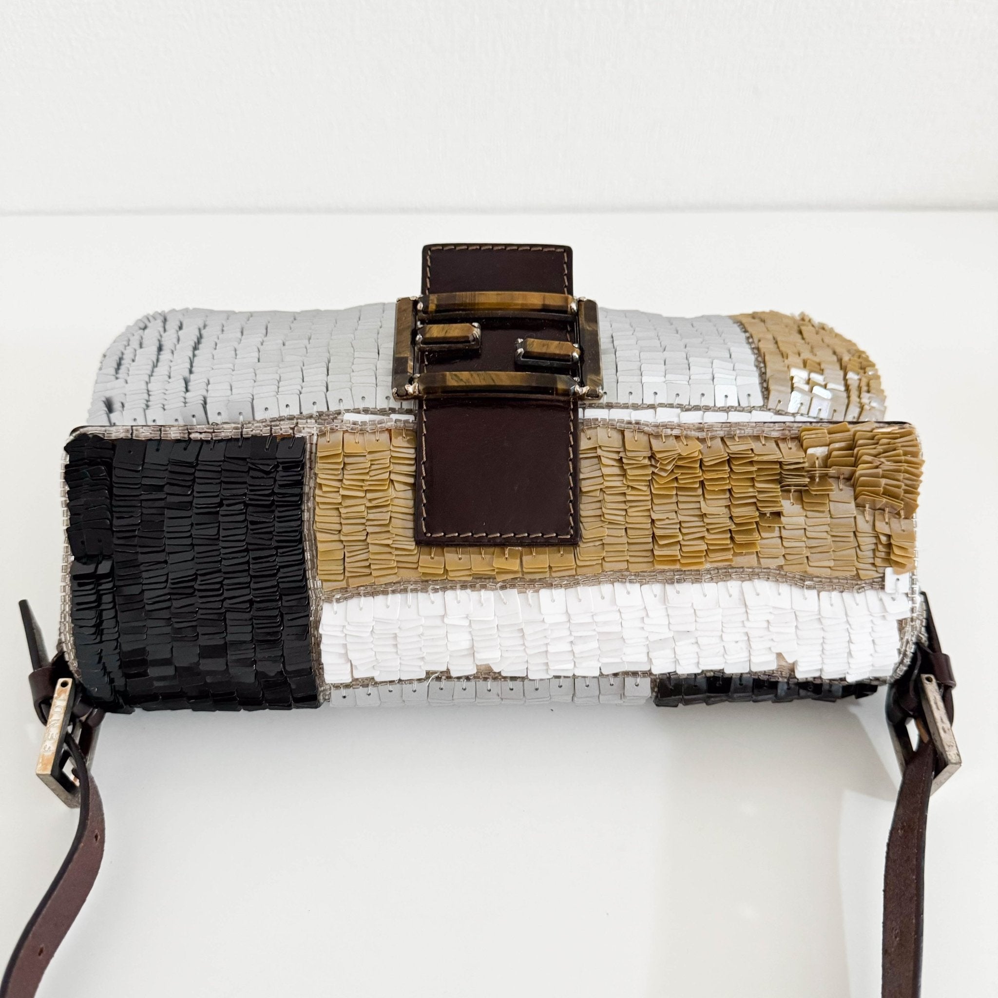 FENDI Sequin Paillettes Beaded Baguette Multicolor, in , Sold by HIVE PRELOVED - Shoulder Bags, ,