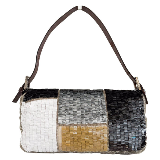 FENDI Sequin Paillettes Beaded Baguette Multicolor, in , Sold by HIVE PRELOVED - Shoulder Bags, ,