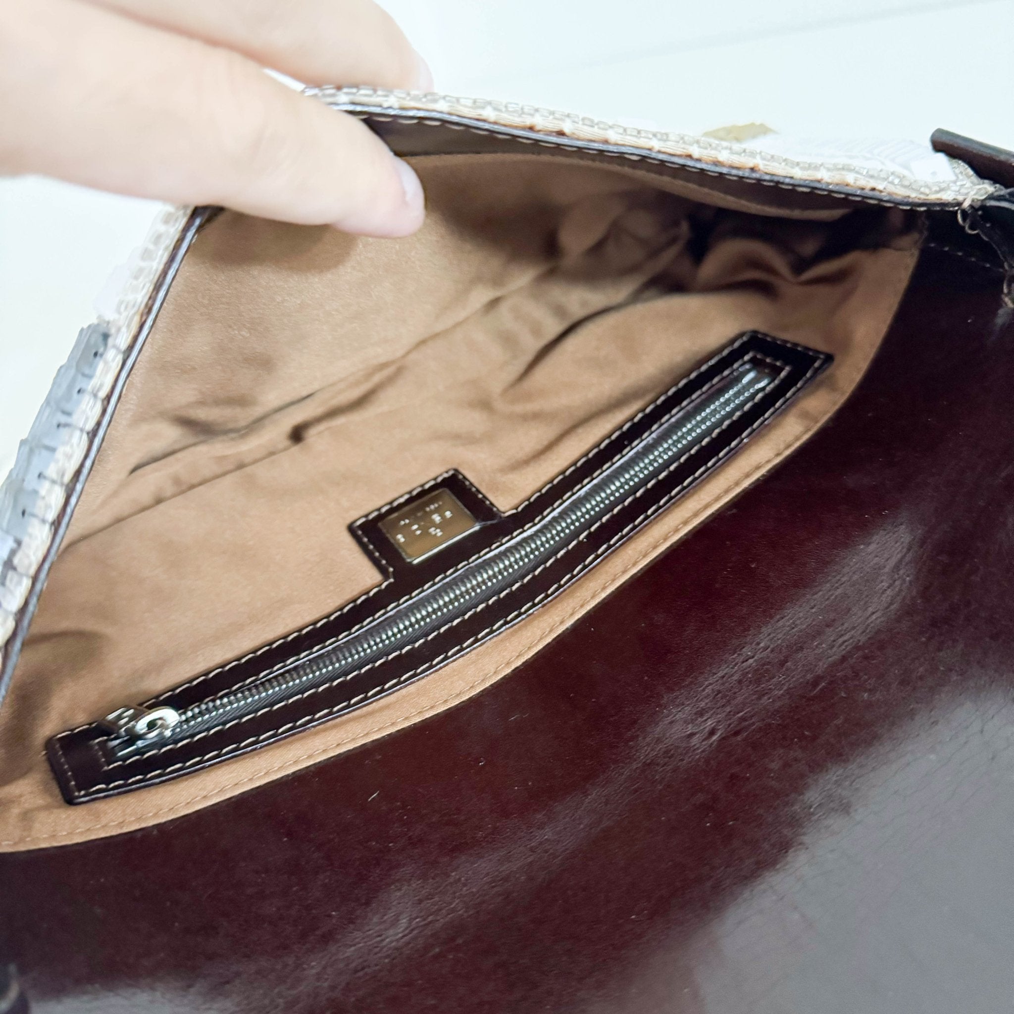 FENDI Sequin Paillettes Beaded Baguette Multicolor, in , Sold by HIVE PRELOVED - Shoulder Bags, ,