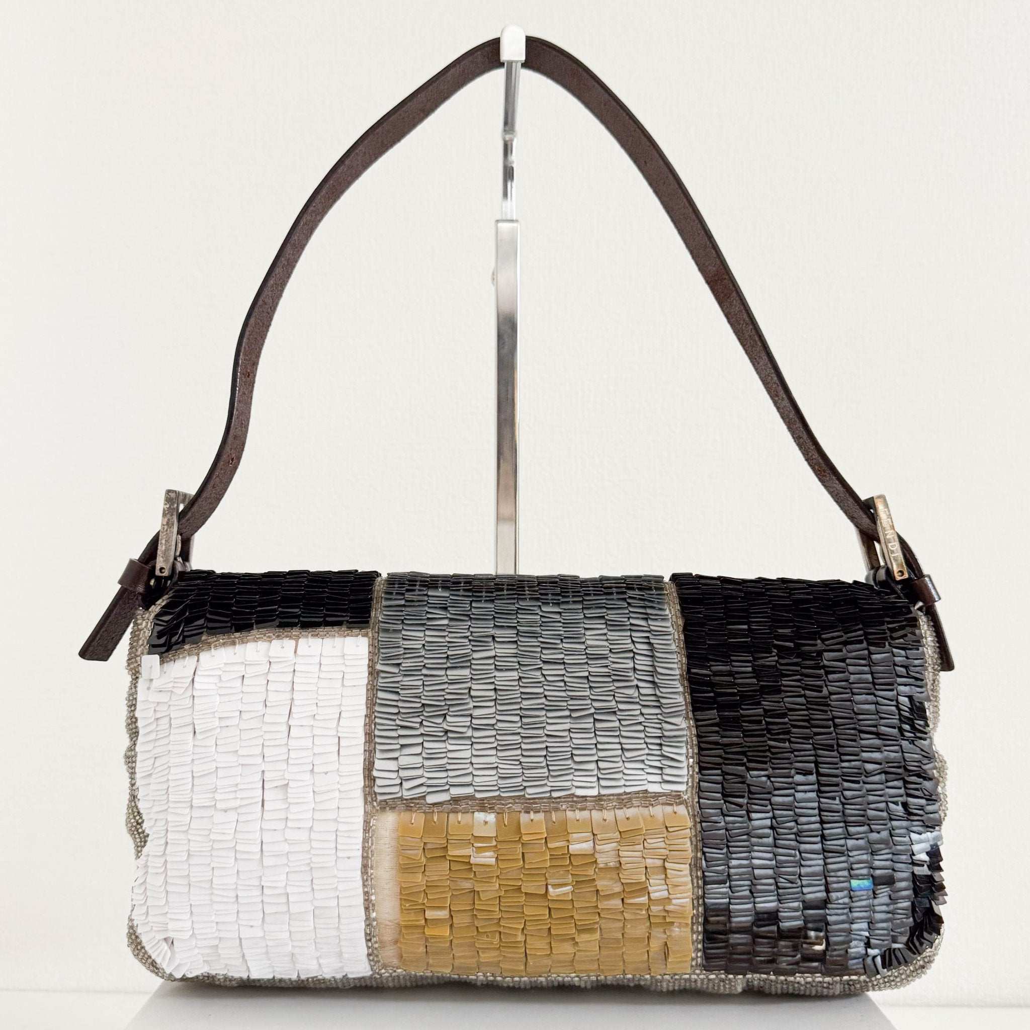 FENDI Sequin Paillettes Beaded Baguette Multicolor, in , Sold by HIVE PRELOVED - Shoulder Bags, ,