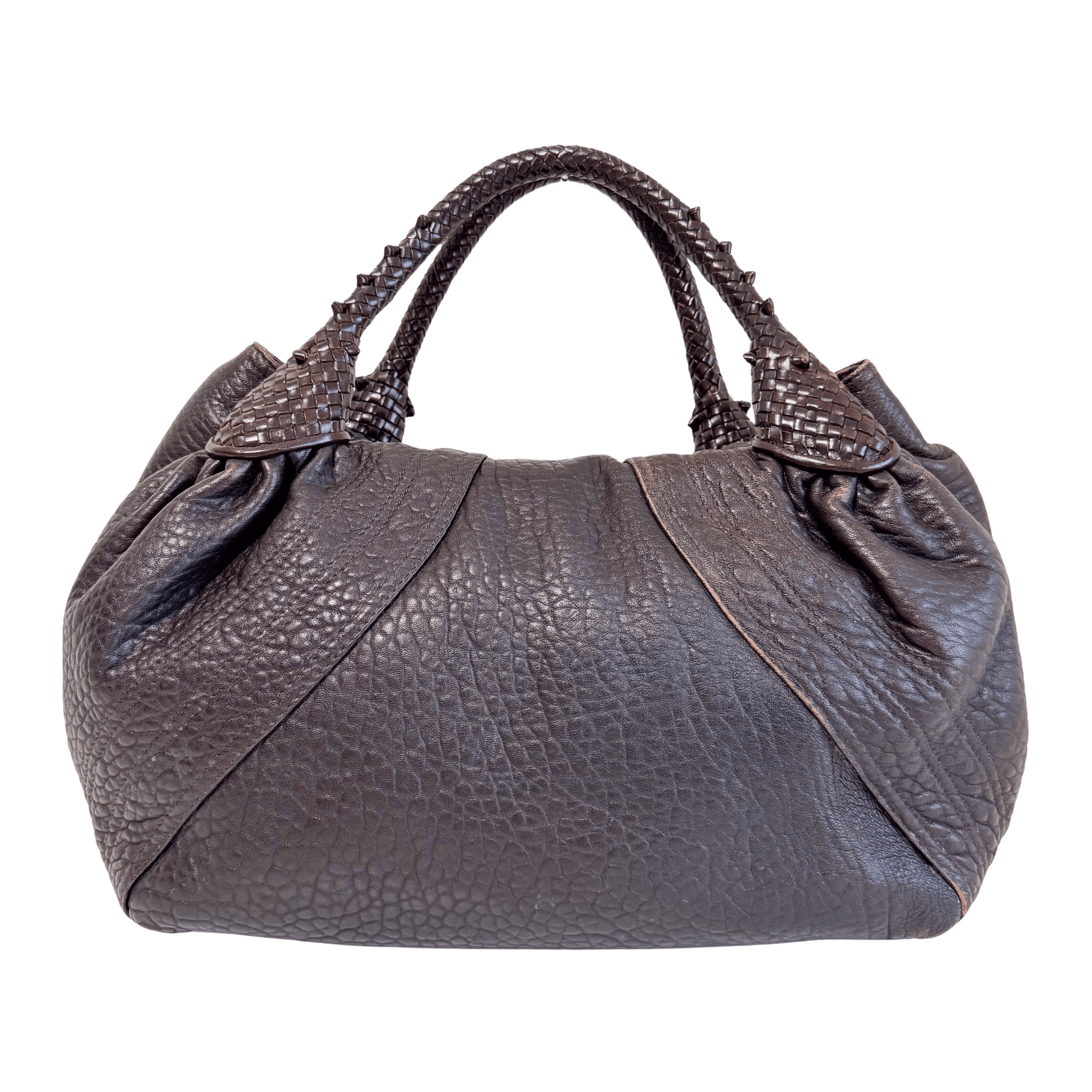 FENDI Spy Brown Leather Shoulder Bag, in , Sold by HIVE PRELOVED - Shoulder Bags, ,