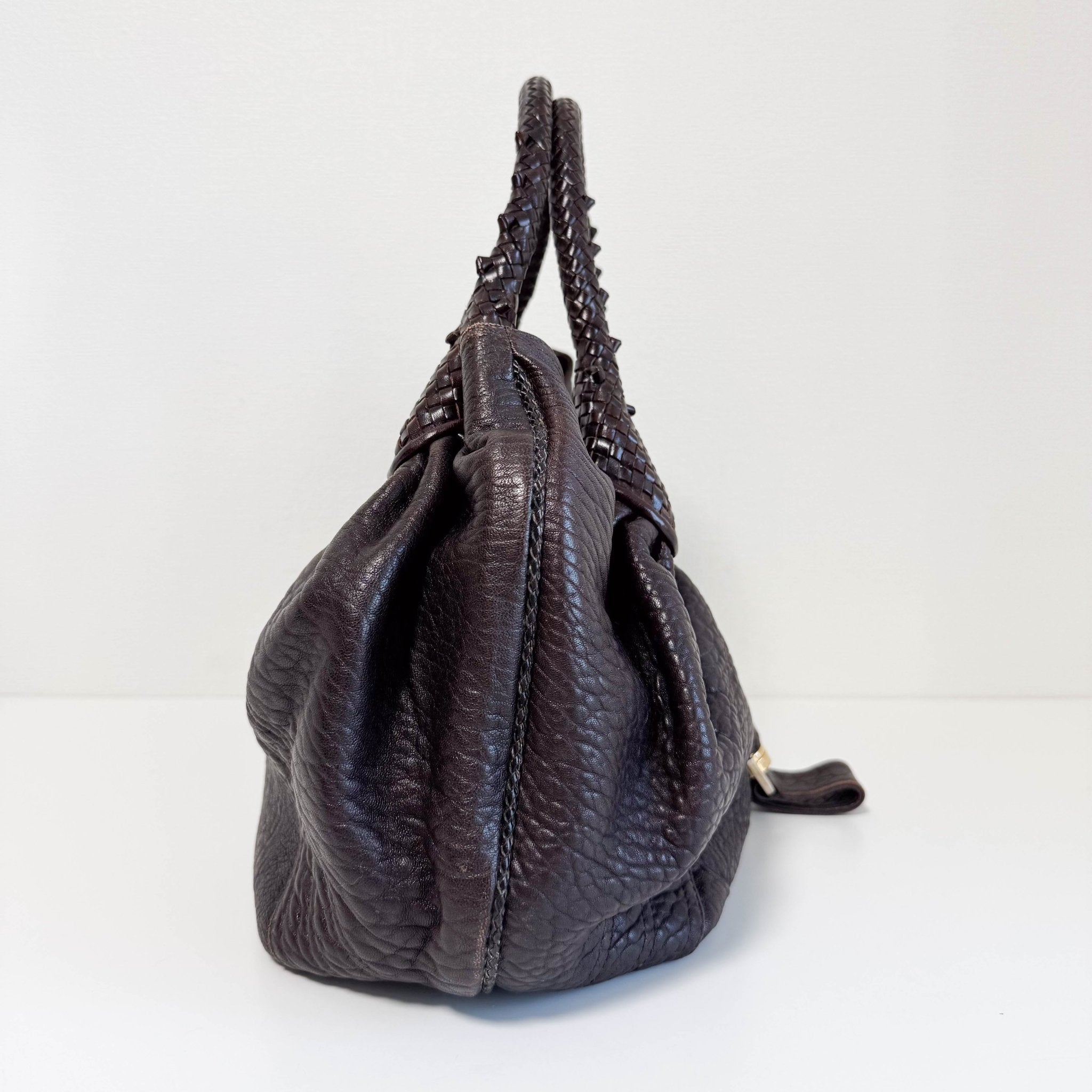 FENDI Spy Brown Leather Shoulder Bag, in , Sold by HIVE PRELOVED - Shoulder Bags, ,