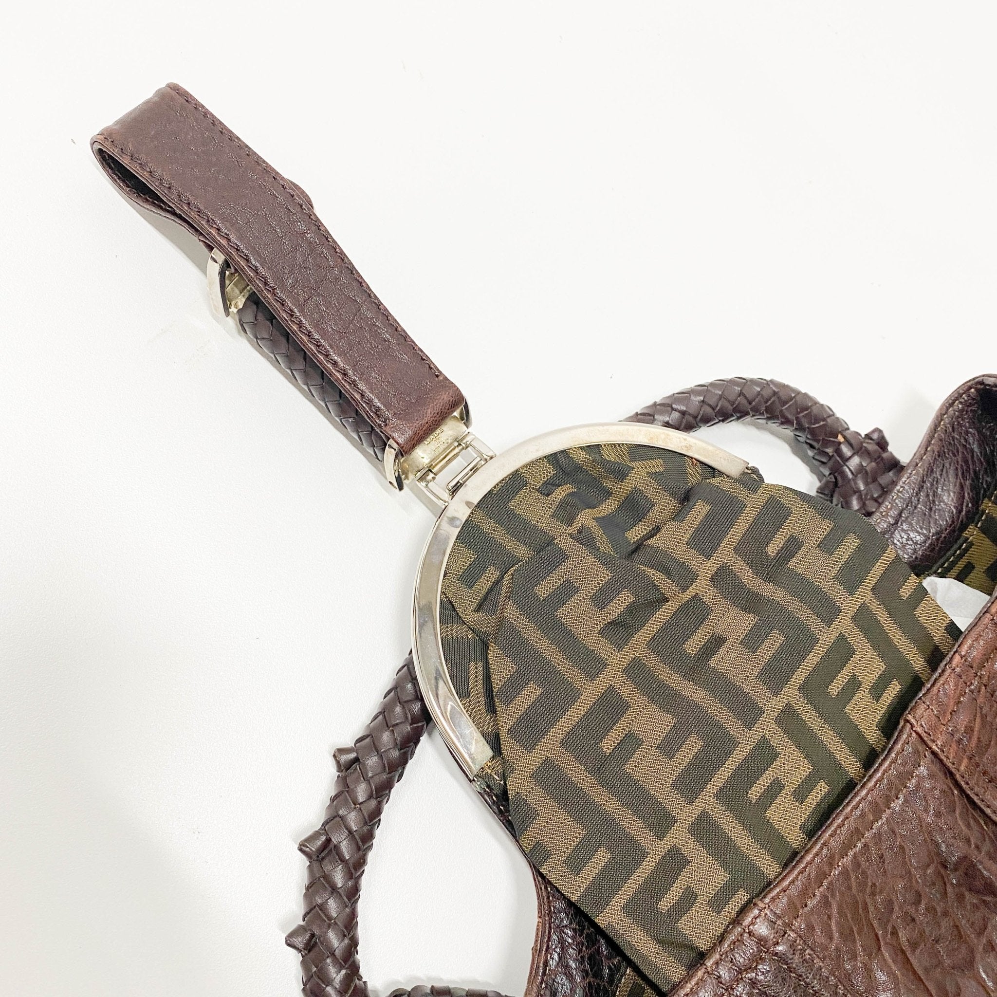 FENDI Spy Handbag in Brown Leather, in , Sold by HIVE PRELOVED - Handle Bags, ,