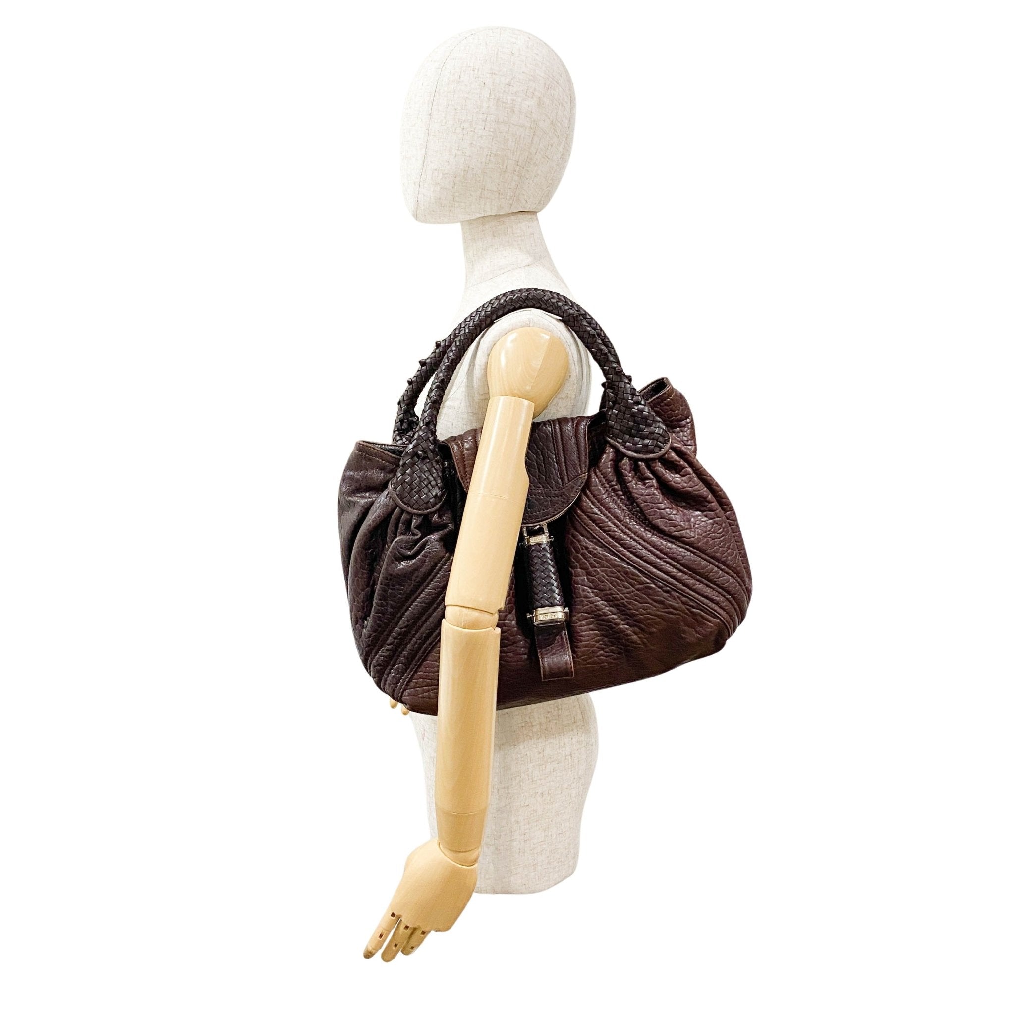 FENDI Spy Handbag in Brown Leather, in , Sold by HIVE PRELOVED - Handle Bags, ,