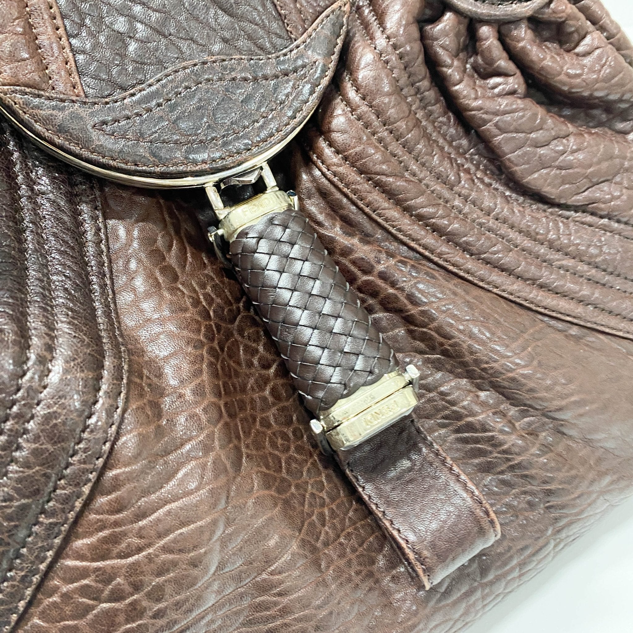 FENDI Spy Handbag in Brown Leather, in , Sold by HIVE PRELOVED - Handle Bags, ,