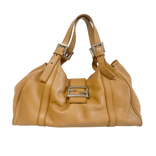 FENDI Vintage Brown Leather Shoulder Bag, in , Sold by HIVE PRELOVED - Shoulder Bags, ,