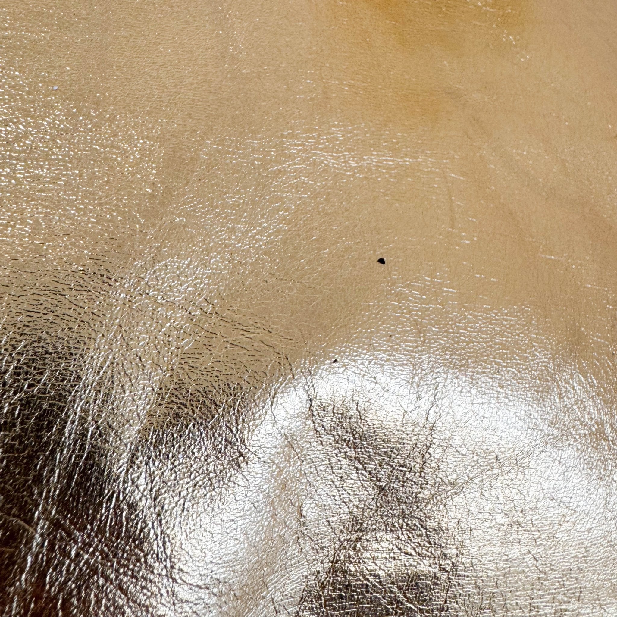 FENDI Vintage Gold Metallic Leather Mamma Baguette with Crystal Clasp, in , Sold by HIVE PRELOVED - Shoulder Bags, ,