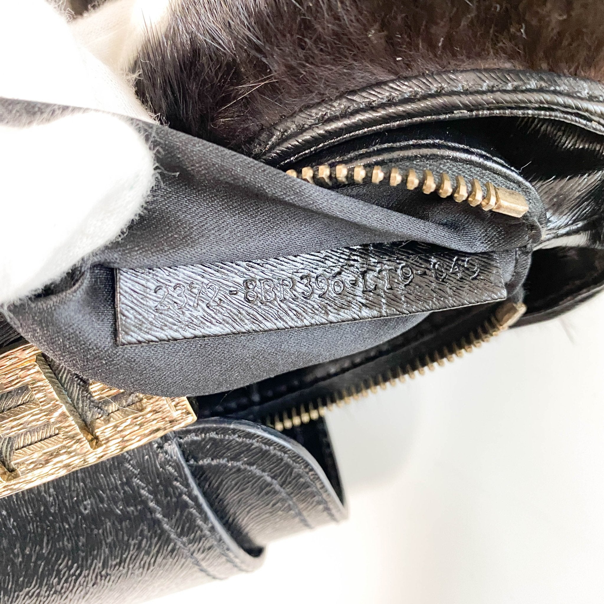 FENDI Vintage Hobo Fur Dark Brown Leather Shoulder Bag, in , Sold by HIVE PRELOVED - Shoulder Bags, ,