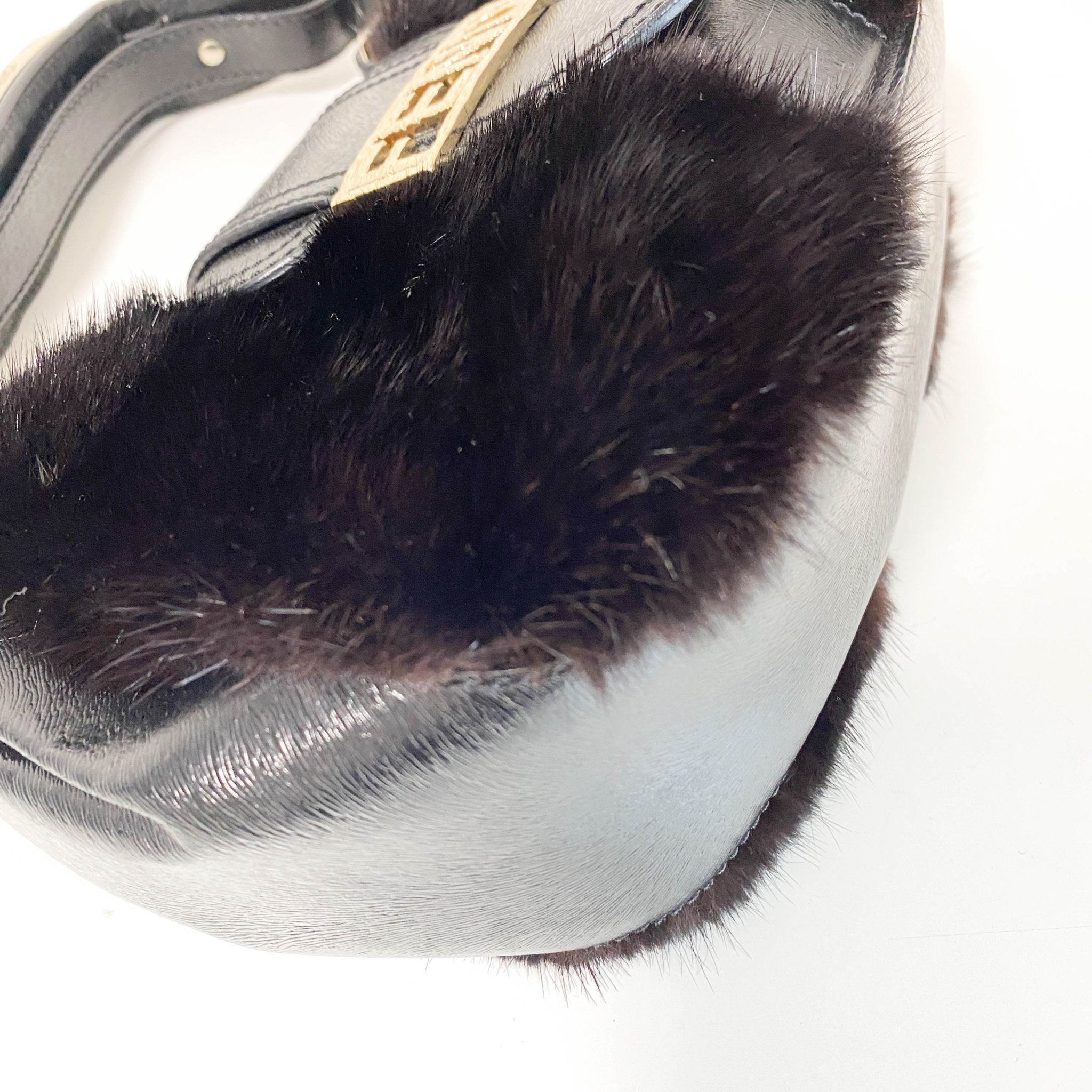 FENDI Vintage Hobo Fur Dark Brown Leather Shoulder Bag, in , Sold by HIVE PRELOVED - Shoulder Bags, ,