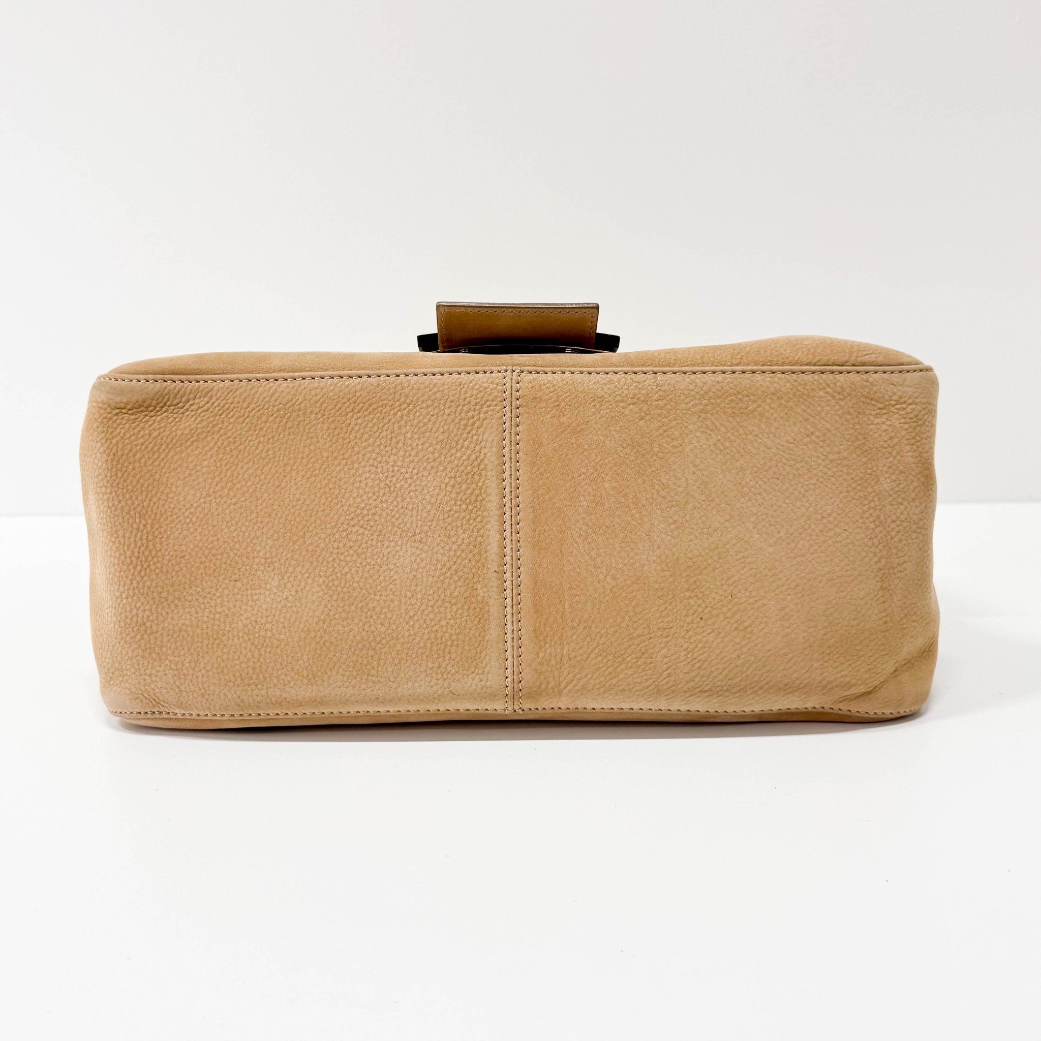 FENDI Vitello Savana Big Mamma Baguette Caramello Tartaruga Natural, in , Sold by HIVE PRELOVED - Shoulder Bags, ,